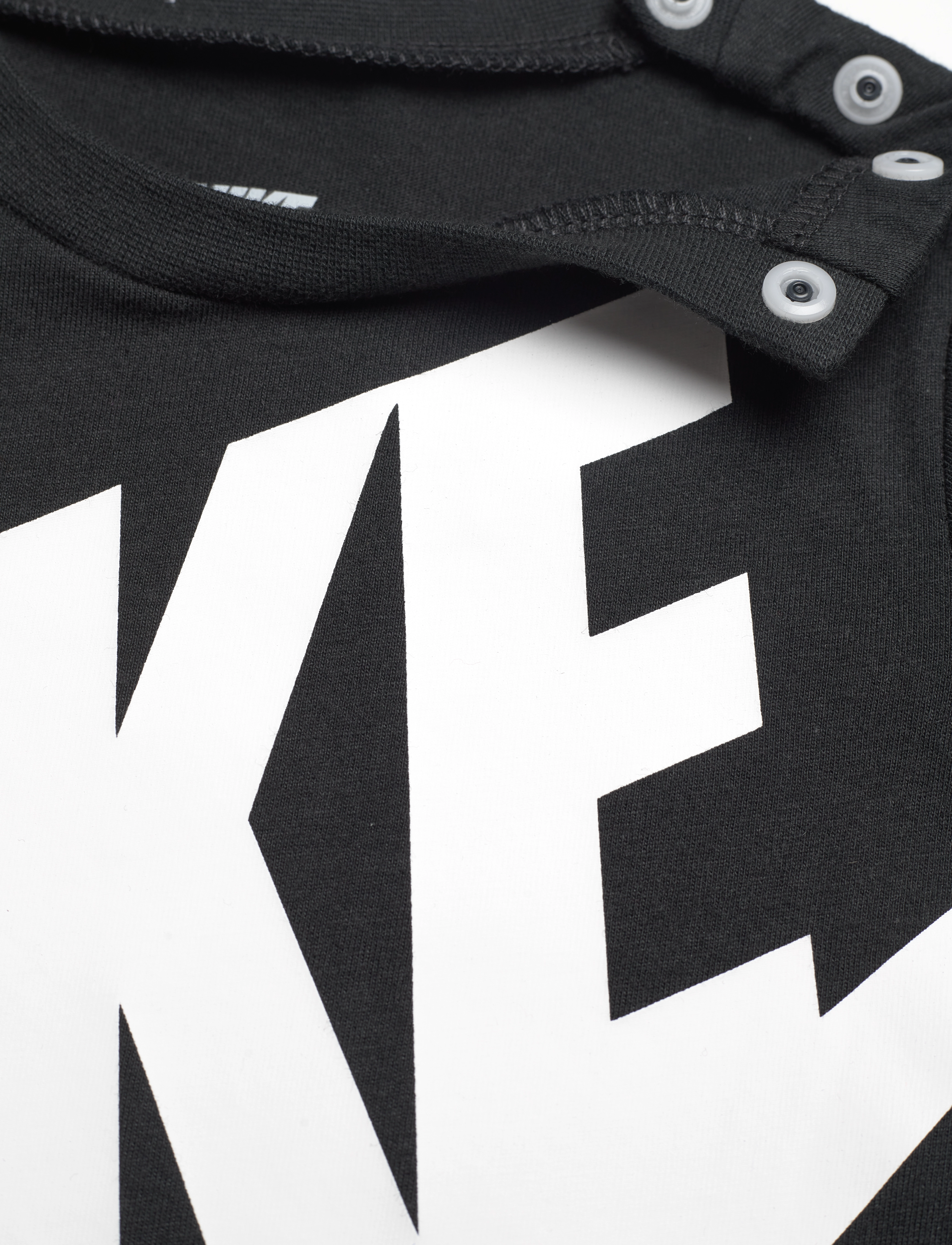 Nike - NIKE BABY KNIT ROMPER - kortærmede heldragter - black - 2