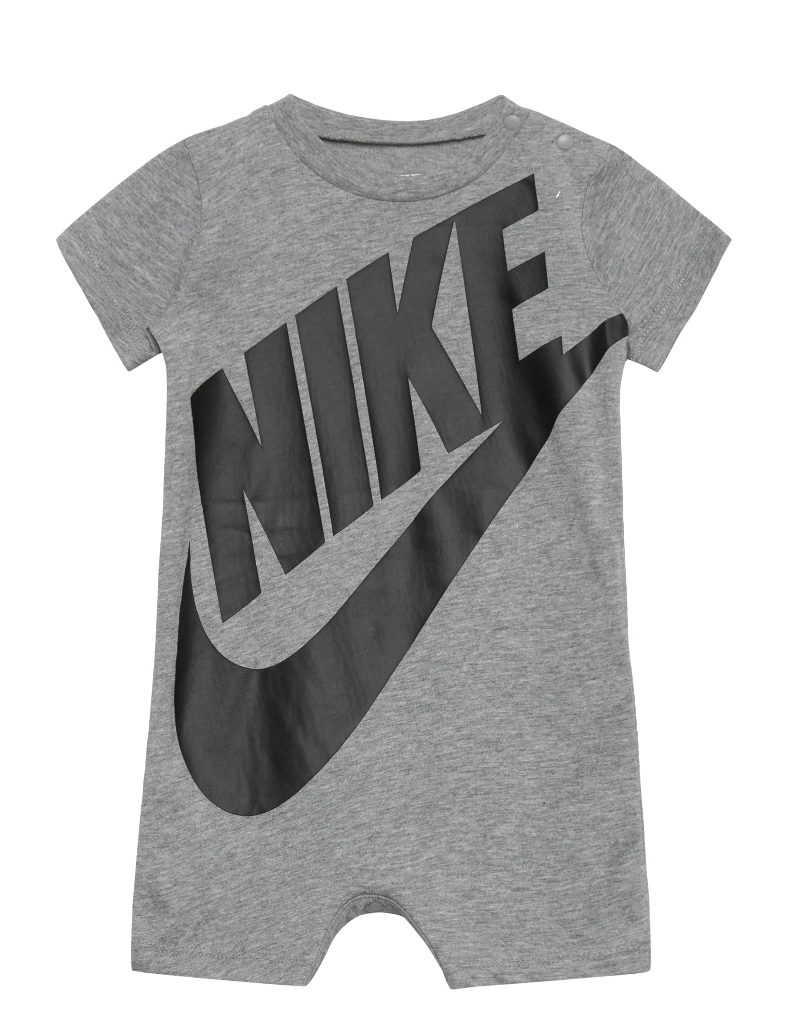 Nike R1-BABY KNIT ROMPER - Strampler - DARK GRAY HEATHER/BLACK / grey
