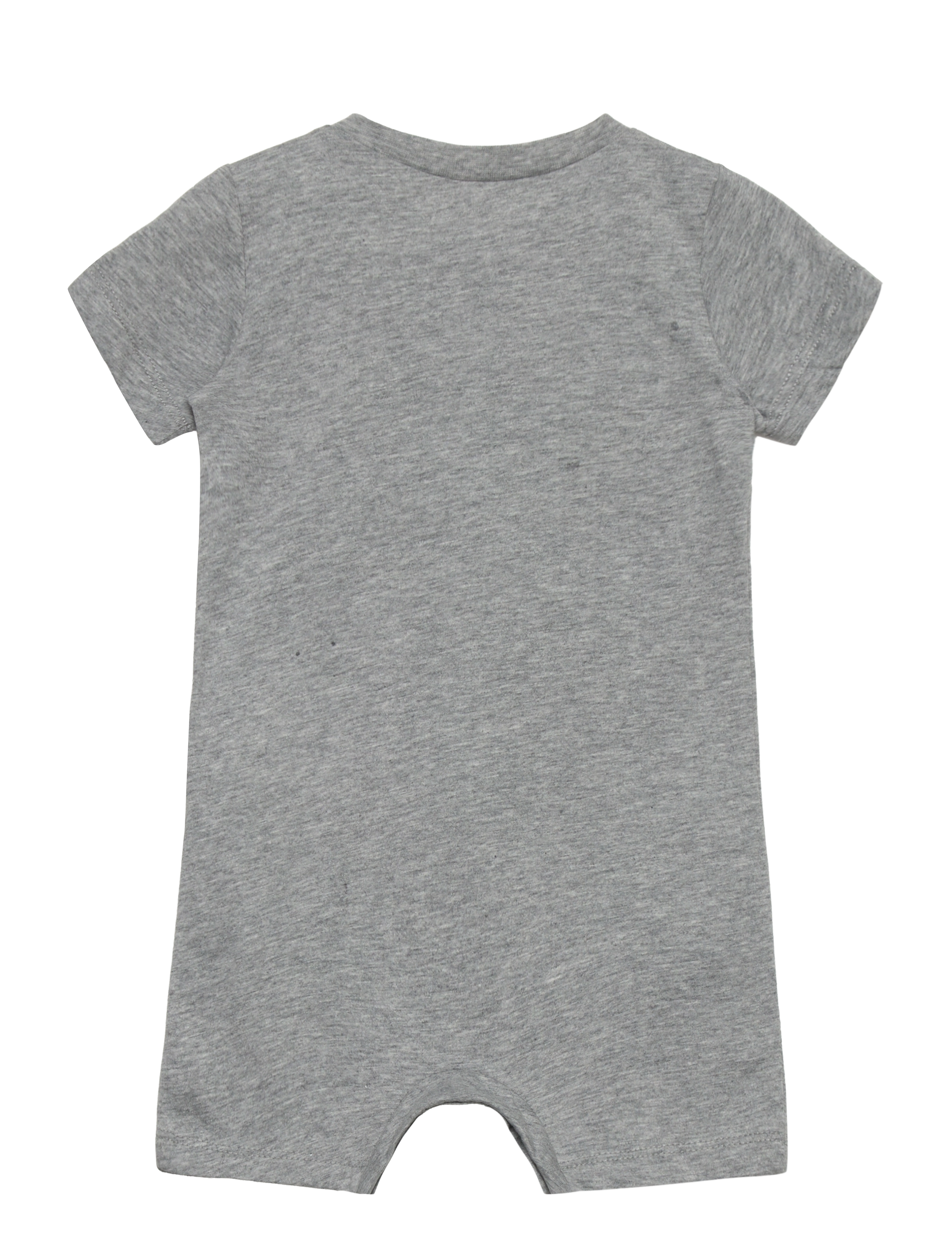 Nike - R1-BABY KNIT ROMPER - kortärmade bodysuits - dark gray heather/black - 1