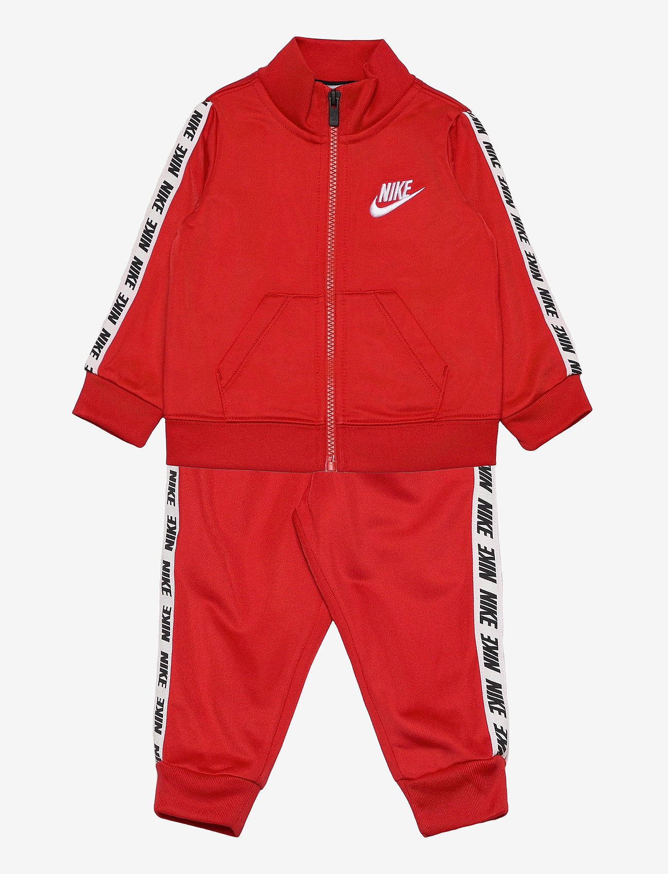 Nike - NIKE BLK TAPING TRICOT SET - joggingsæt & matchende sæt - university red - 0