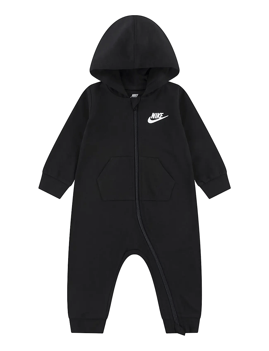 Nike - NIKE BABY FRENCH TERRY COVERALL - langärmelig - black - 0