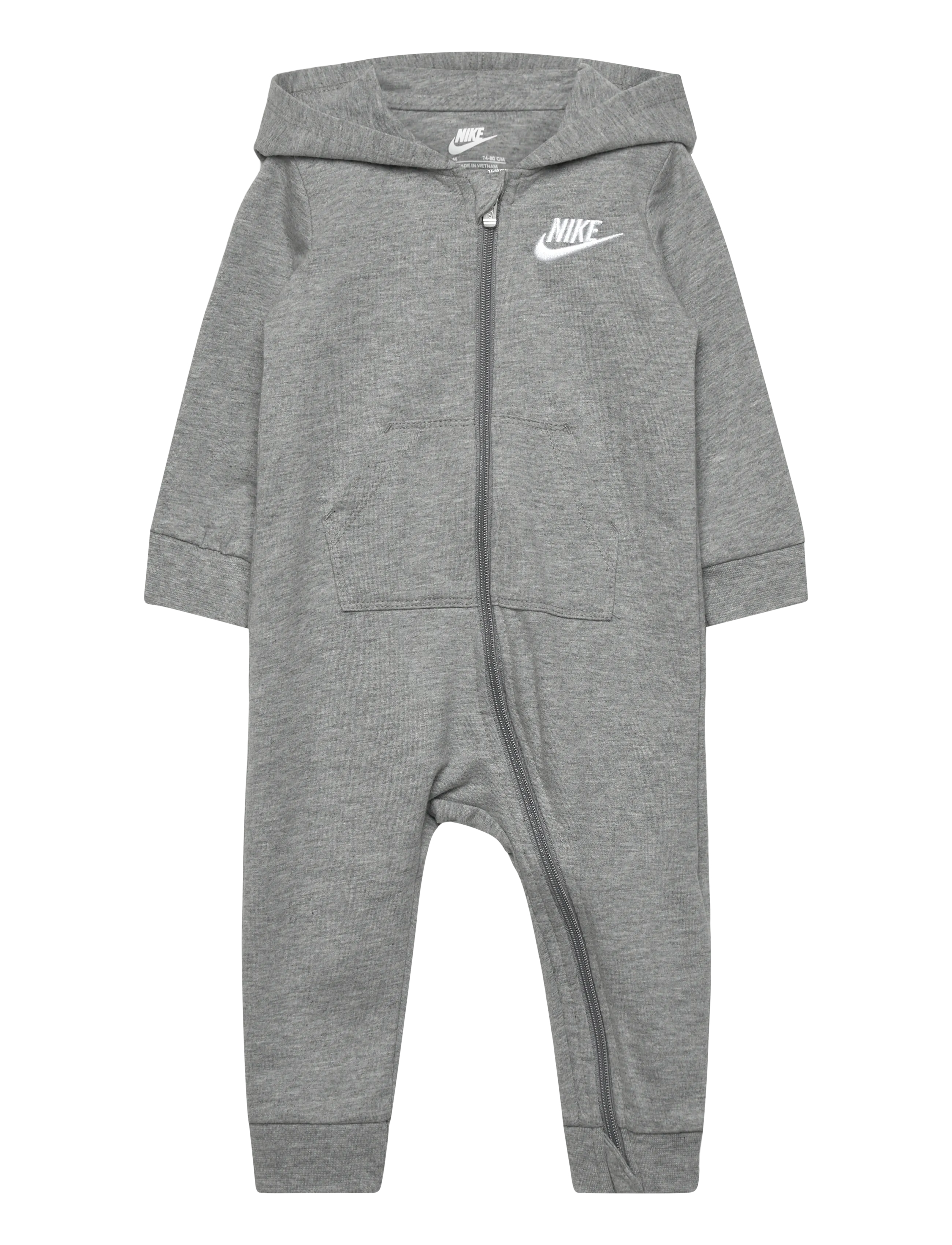 NIKE Nike Baby French Terry Schneeanzug Grau - 86/92 - Kinder