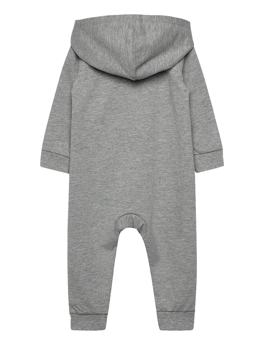 Nike - NKN BABY FRENCH TERRY COVERALL - langærmede heldragter - grey heather - 1
