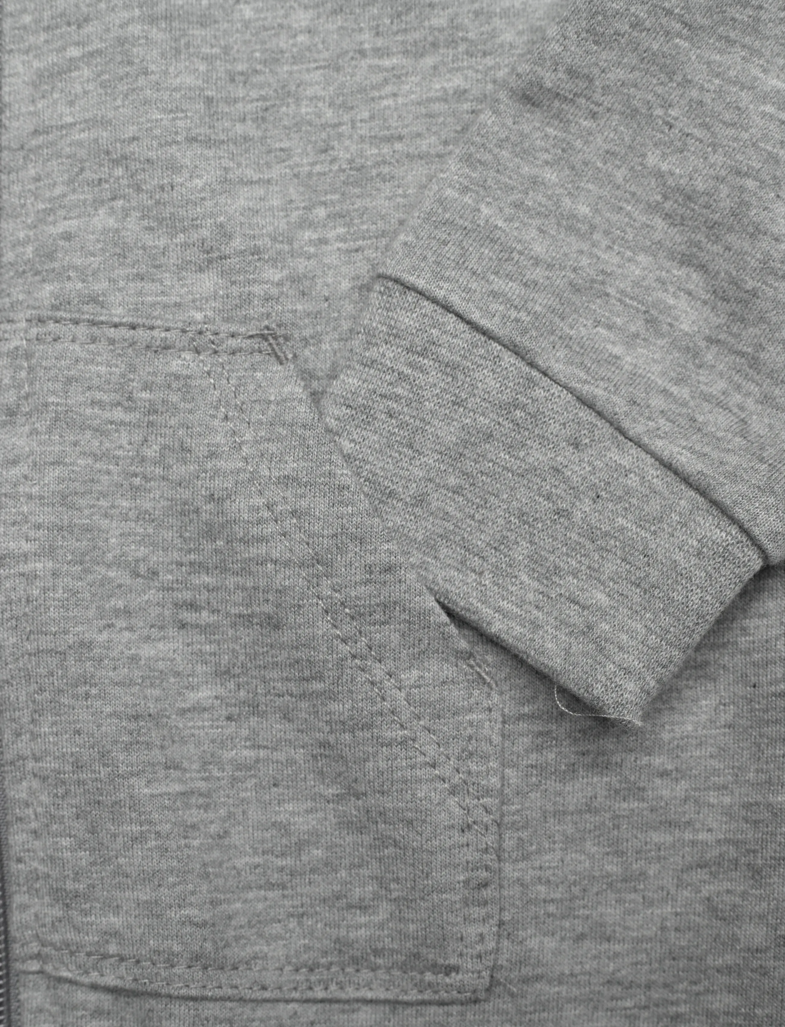 Nike - NKN BABY FRENCH TERRY COVERALL - langærmede heldragter - grey heather - 3