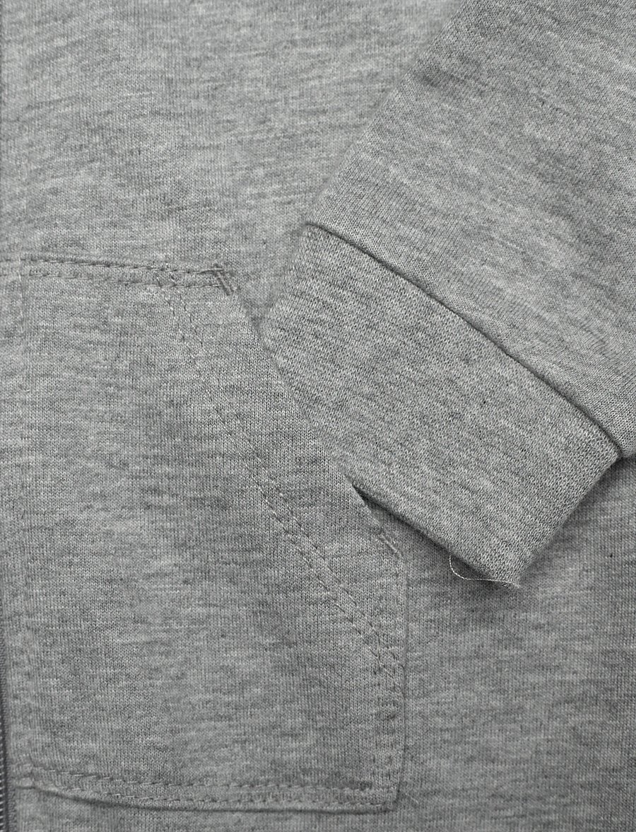 Nike - NKN BABY FRENCH TERRY COVERALL - langærmede heldragter - grey heather - 3