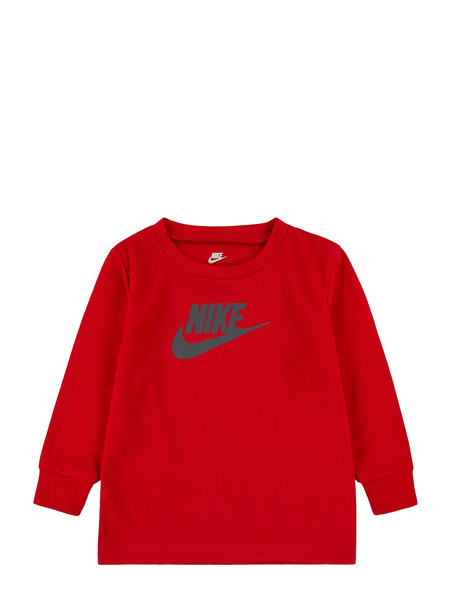 Nike - NIKE LONG SLEEVE GRAPHIC T-SHIRT - langärmelig - gym red - 0