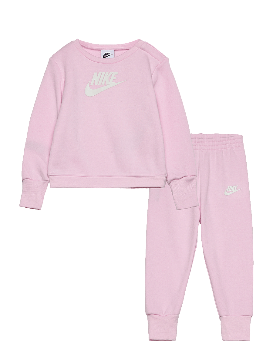 Nike - EE-FLEECE/TERRY SET - tracksuits & 2-piece sets - pink foam - 0