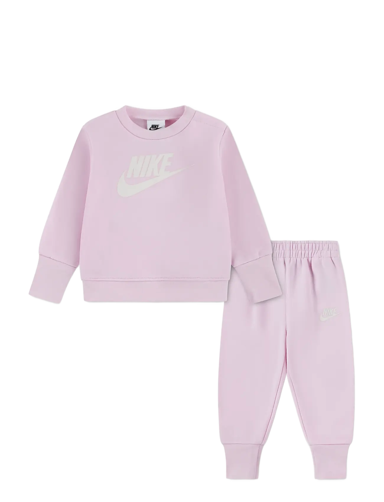 Nike NIKE FLEECE/TERRY SET - Sportiniai kostiumai ir 2 dalių komplektai - PINK FOAM / pink/rose