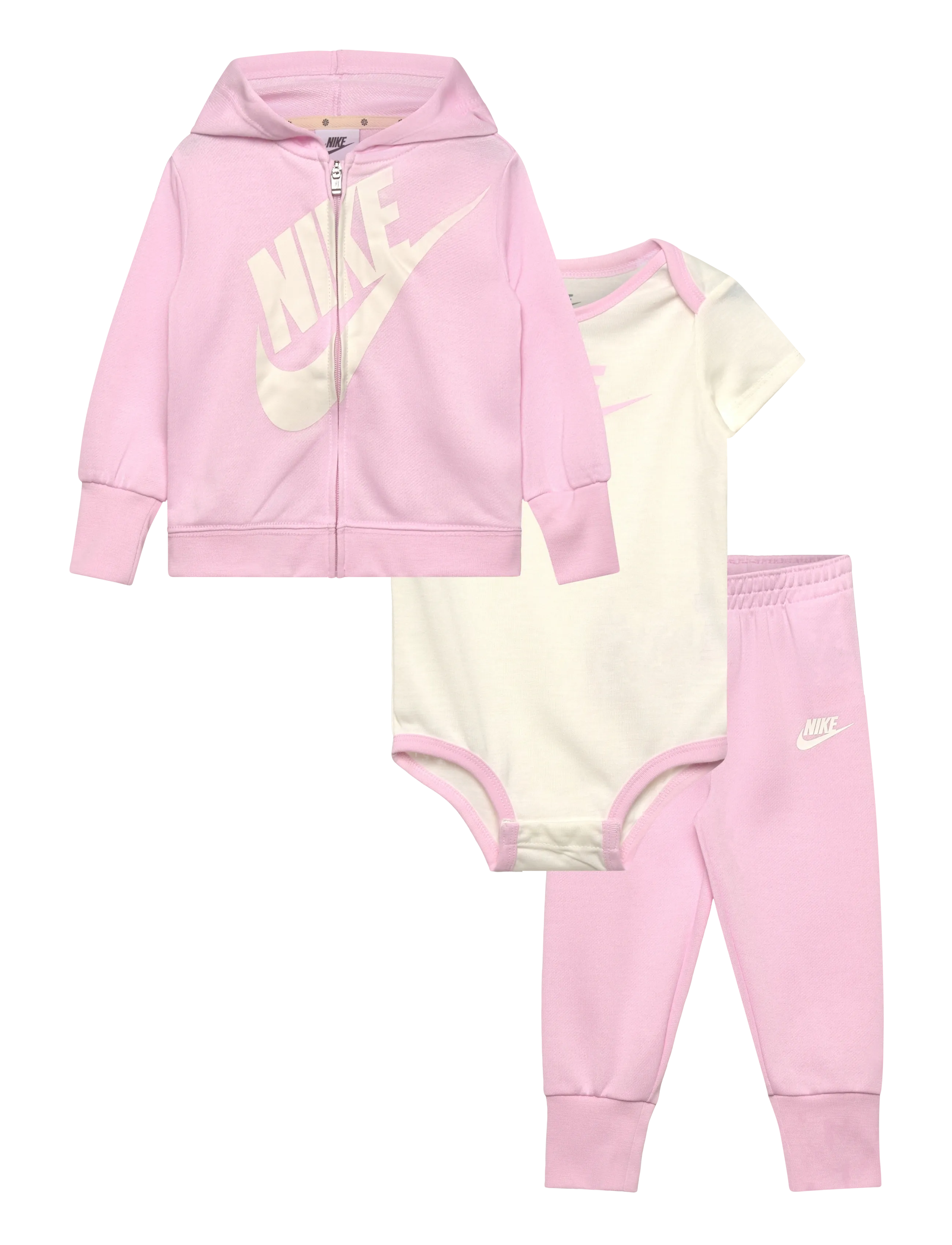 Nike NKN SUSTAINABLE 3PC FZ SET - 4 for 3 - PINK FOAM / pink/rose