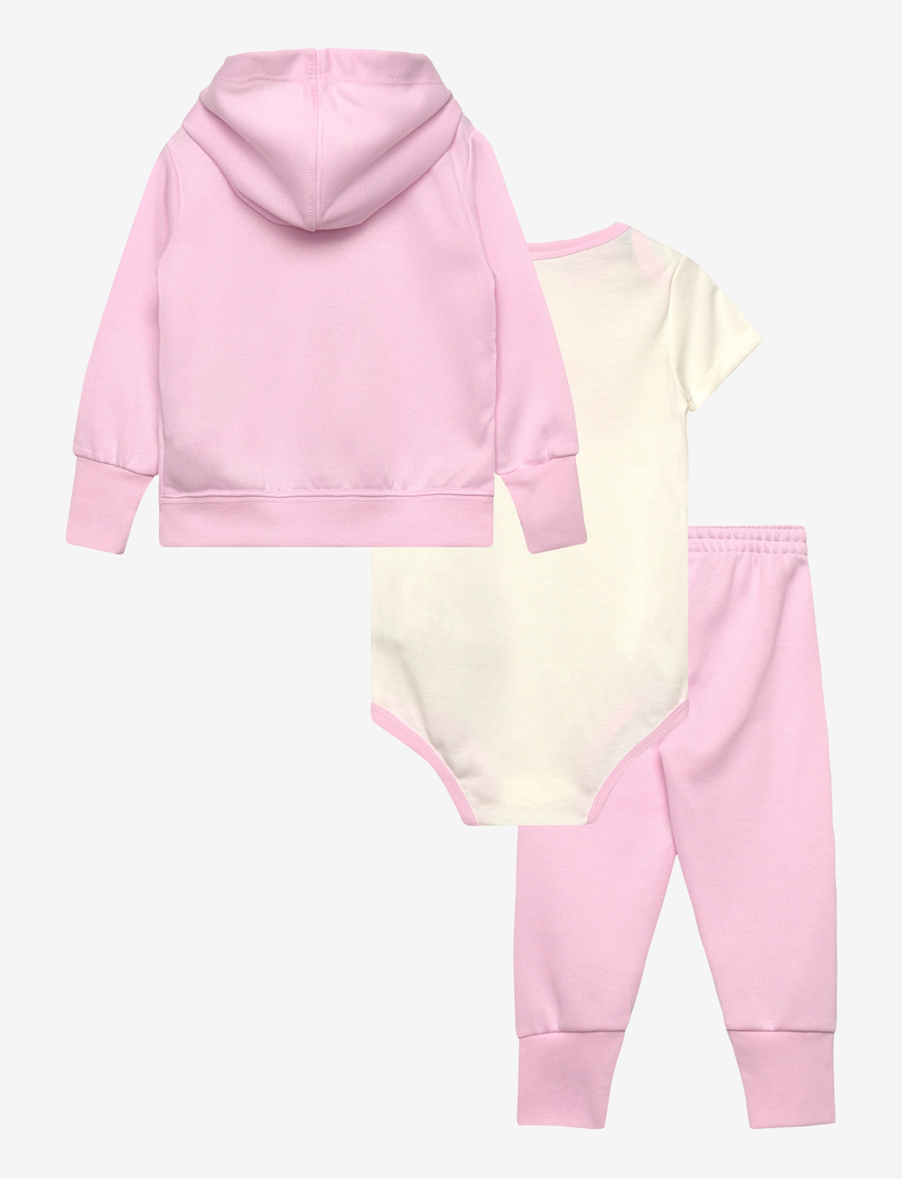Nike - NKN SUSTAINABLE 3PC FZ SET - sæt med body - pink foam - 1