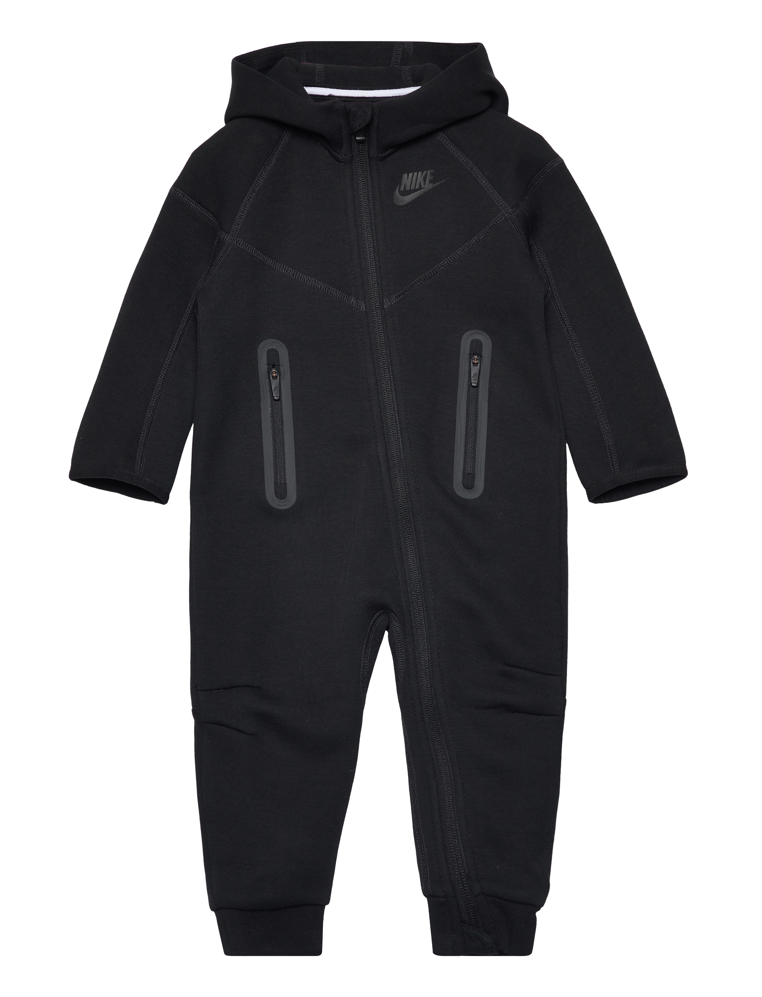 Nike Nike Tech Fleece Hooded Coveral, 86-92, Black, Bodysuits > Langærmede Bodysuits, Børn