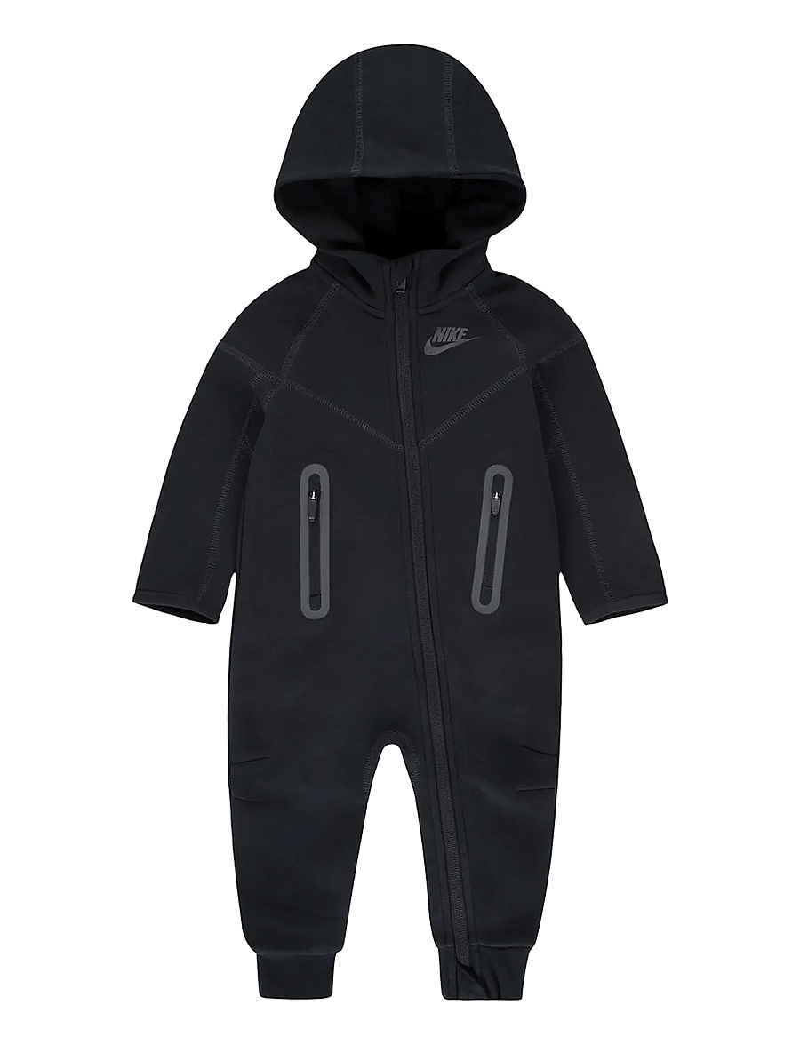 Nike - NIKE TECH FLEECE HOODED COVERAL - met lange mouwen - black - 0