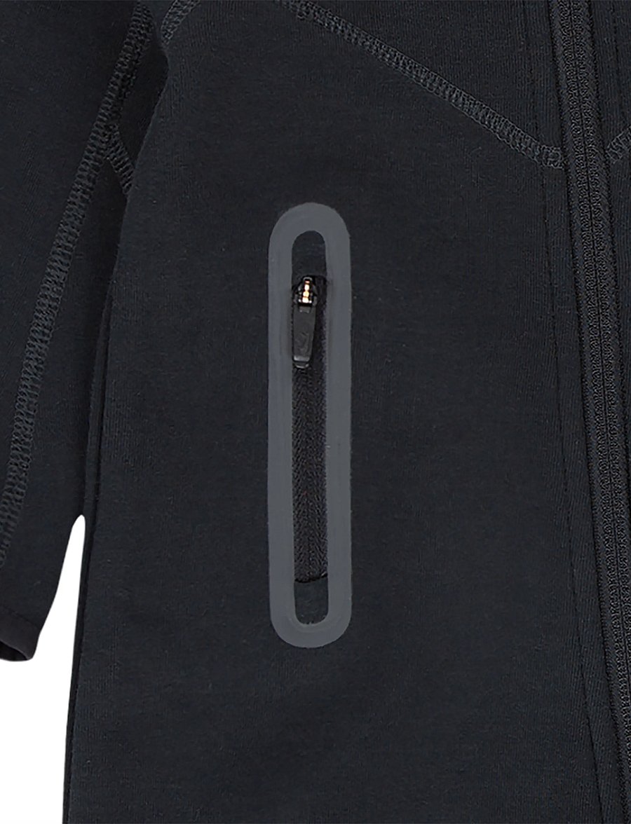Nike - NIKE TECH FLEECE HOODED COVERAL - met lange mouwen - black - 4