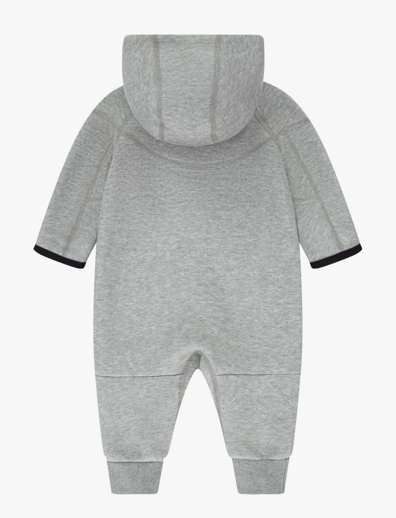 Nike - NIKE TECH FLEECE HOODED COVERAL - langærmede heldragter - dk grey heather - 1