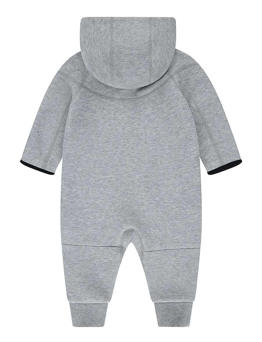 Nike - NIKE TECH FLEECE HOODED COVERAL - pikkade varrukatega - dk grey heather - 1