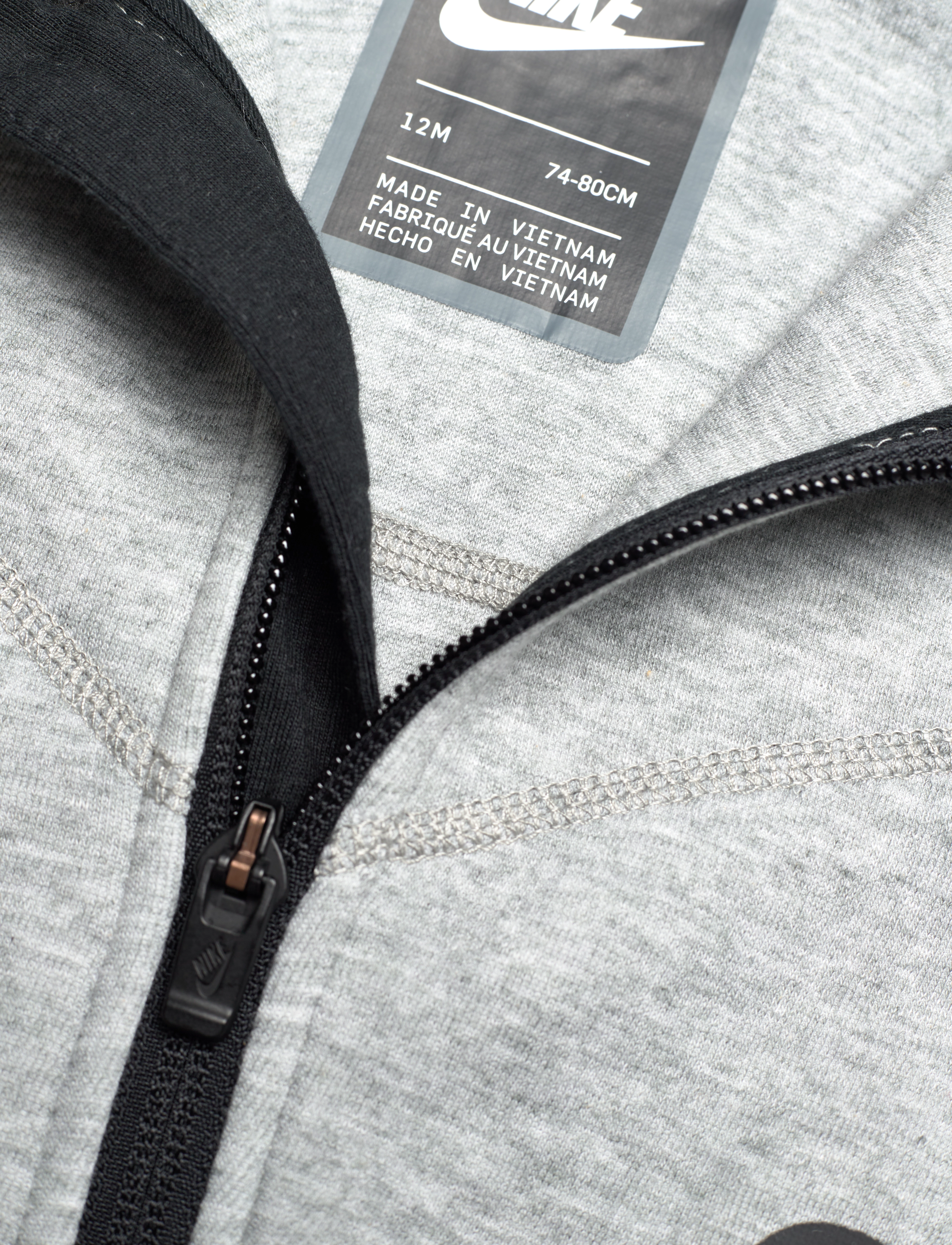 Nike - NIKE TECH FLEECE HOODED COVERAL - langærmede heldragter - dk grey heather - 4
