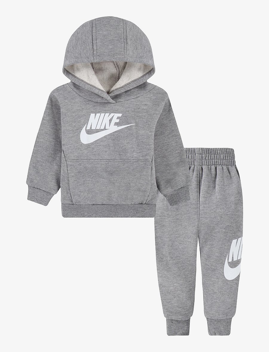 Nike - Nike Club Fleece Set - trainingsanzug - dk grey heather - 0
