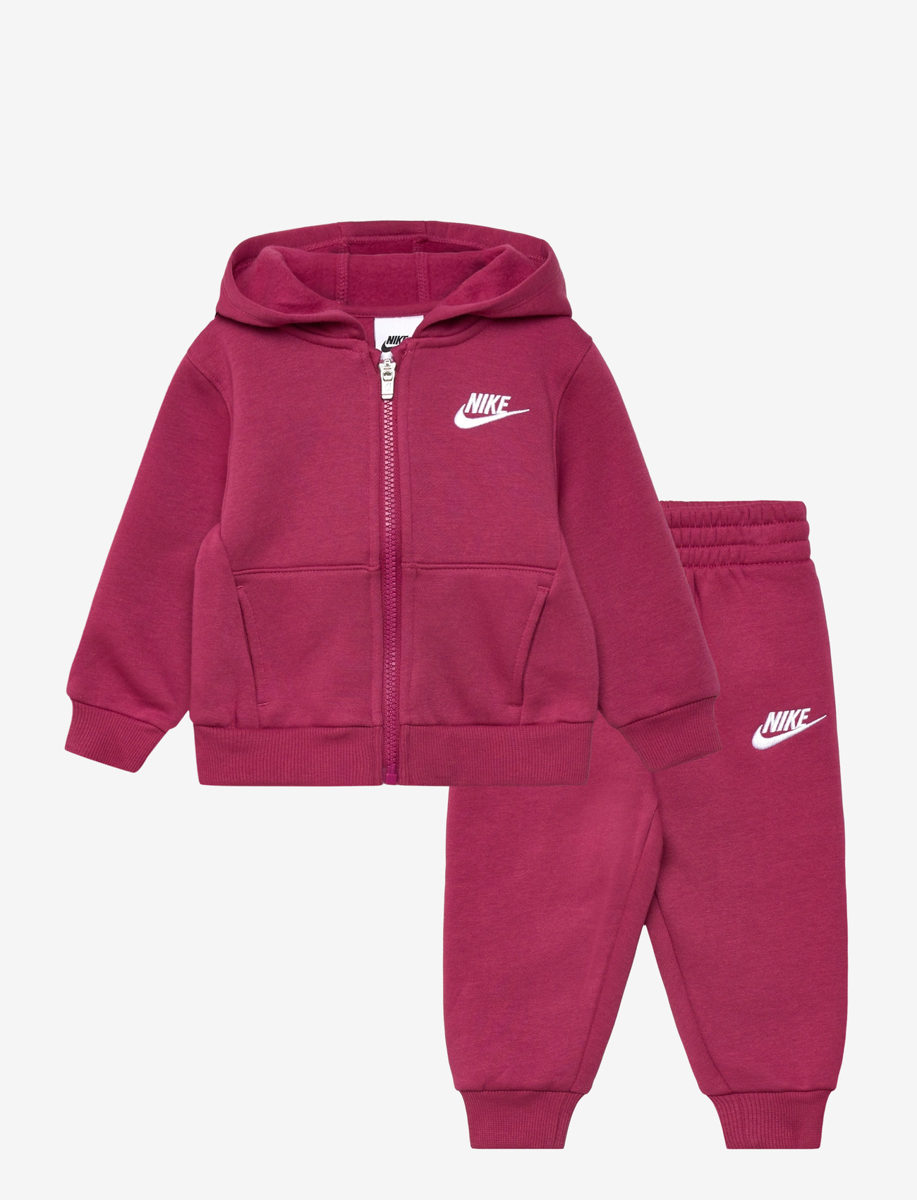 Nike - Nike Full-Zip Club Set - trainingsanzug - pink - 0