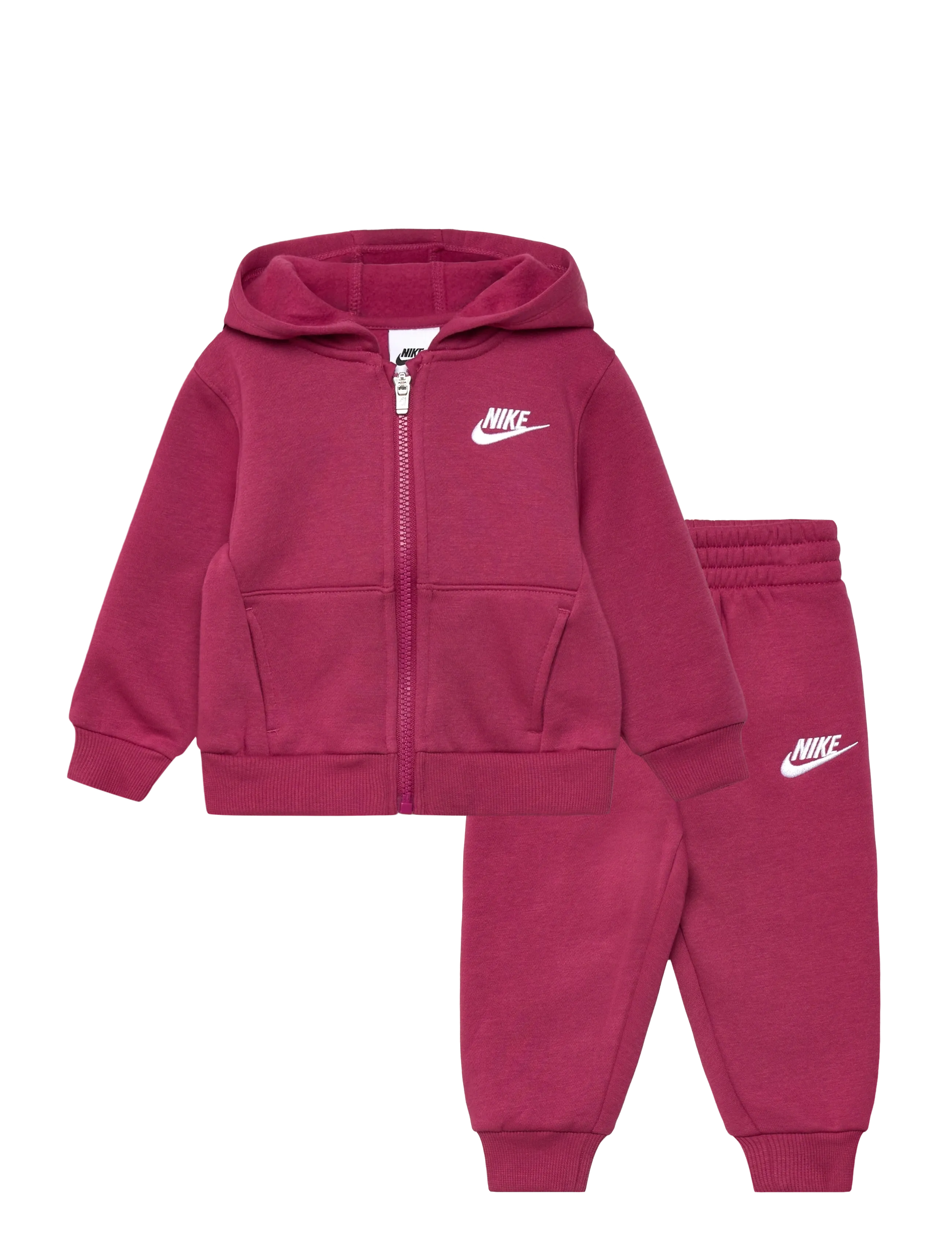 Nike F8-FLEECE PANT SET - Joggingset - PINK / burgundy