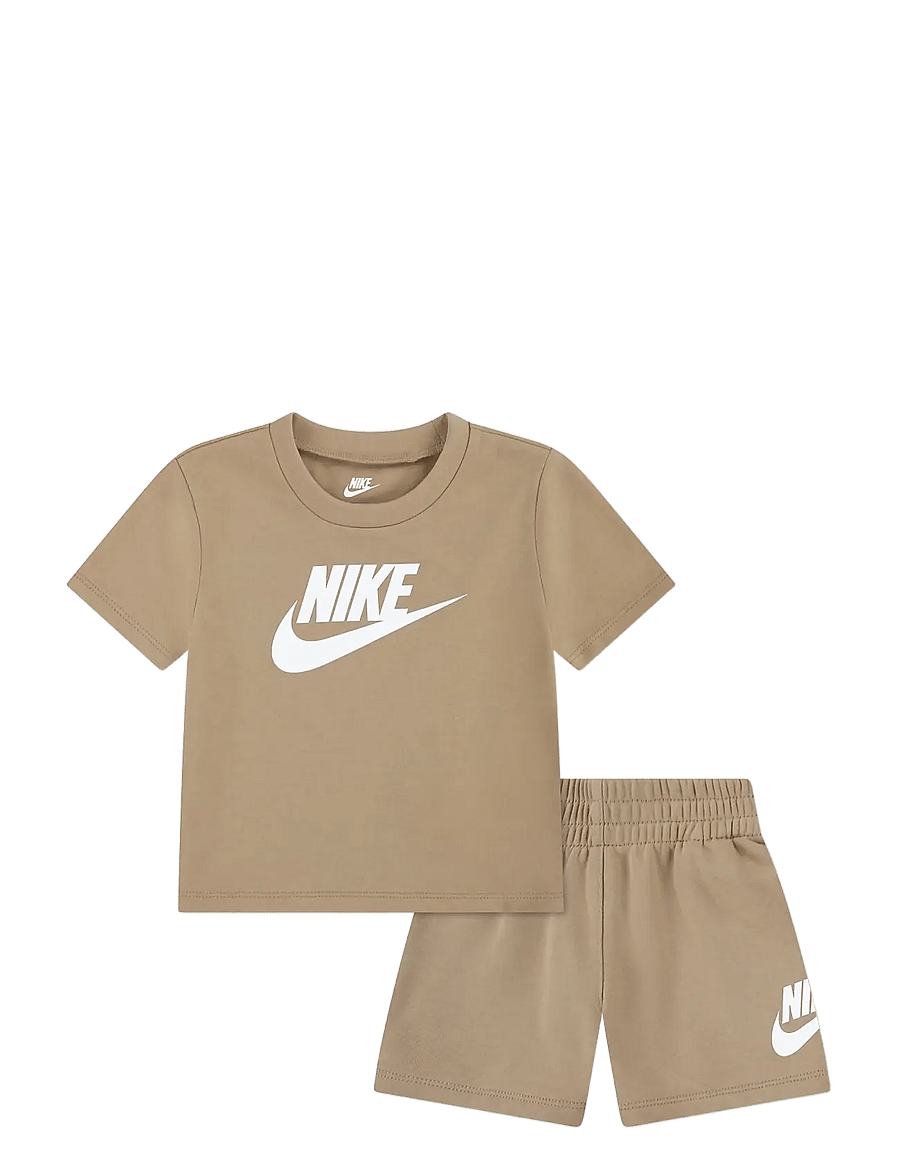 Nike - NIKE CLUB TEE & SHORT SET - 2-delat set - beige - 0