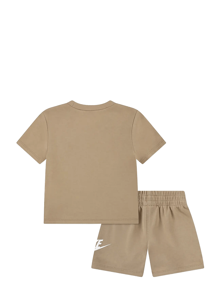 Nike - NIKE CLUB TEE & SHORT SET - 2-delat set - beige - 1