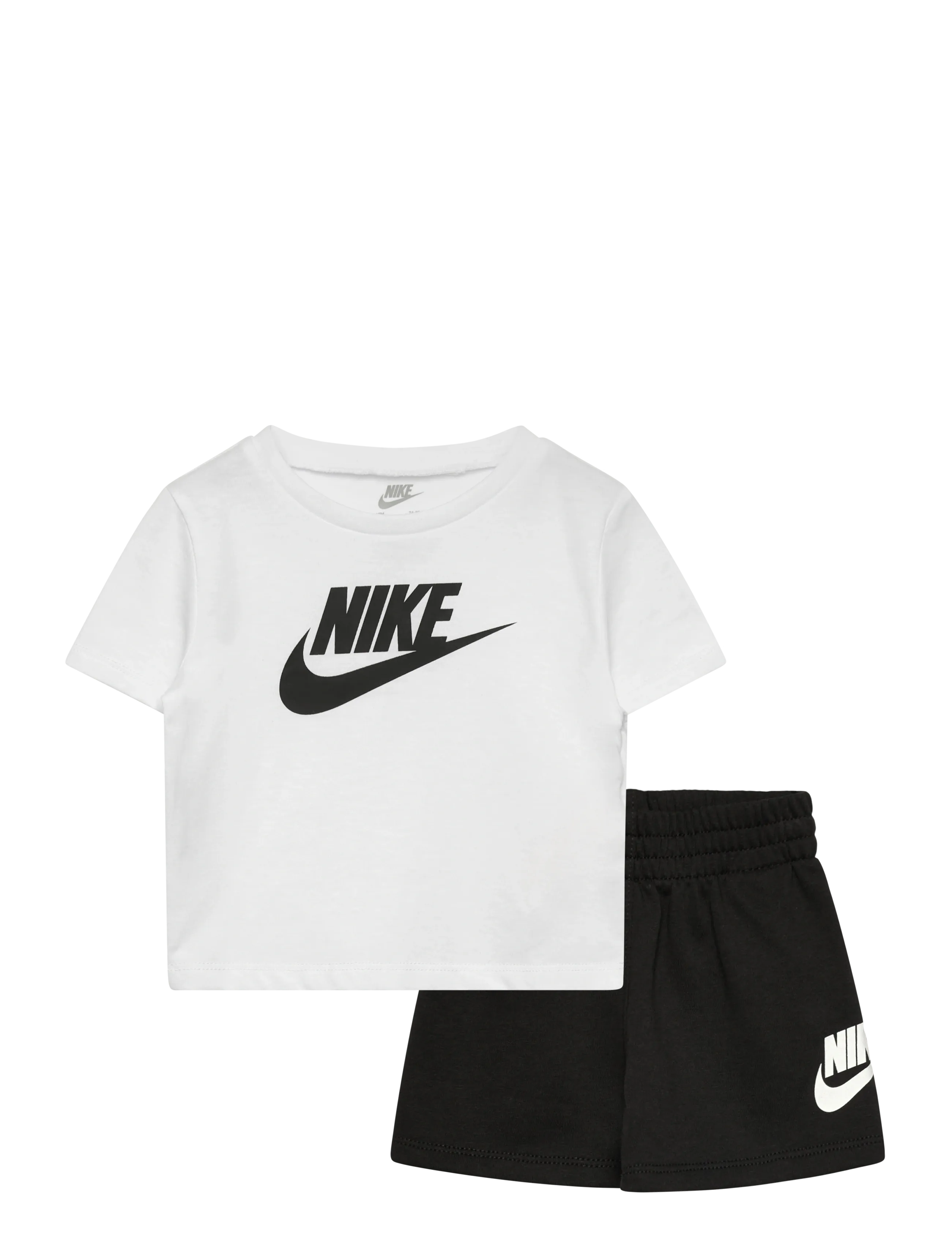 Nike Club Tee & Short Set, Børn, T-Shirt Og Shorts Sæt, Hvid, Str: 86/92