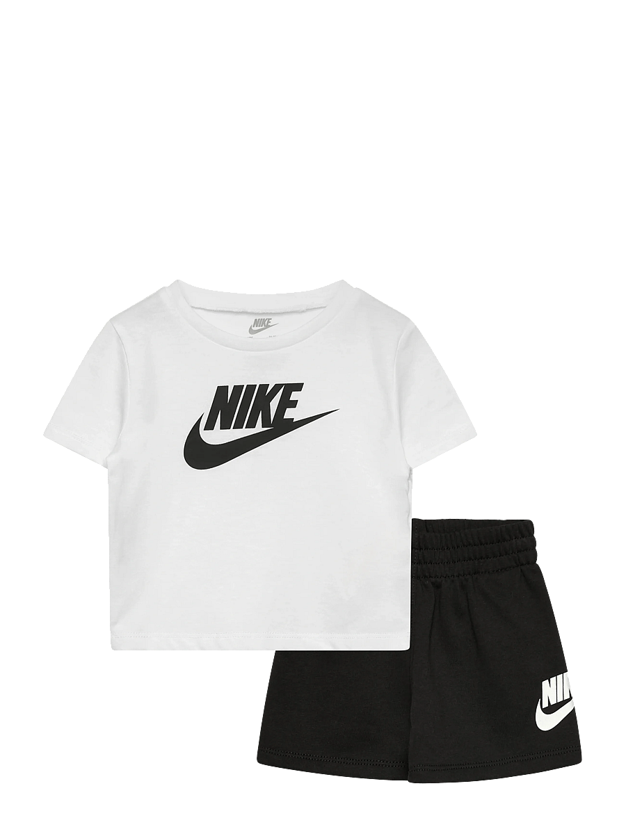 Nike - NIKE CLUB TEE & SHORT SET - 2-teilige sets - black/white - 0