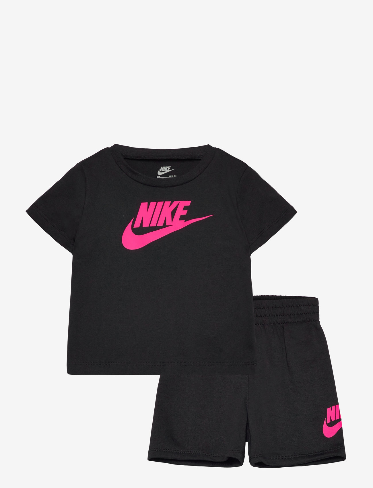 Nike - KS-KNIT SHORT SET - 2-delat set - hyper pink/black - 0