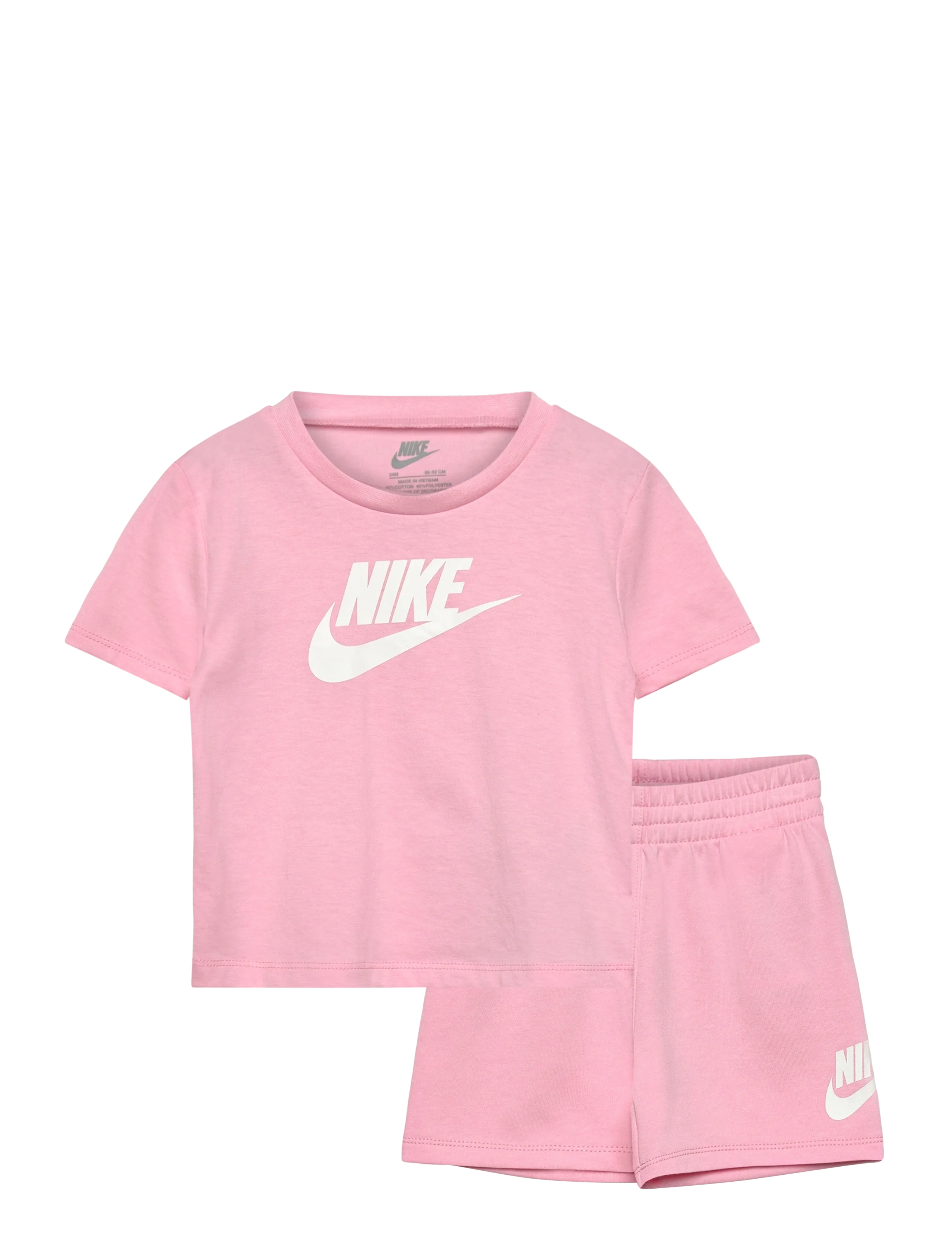 Nike Club Tee & Short Set, 74/80, Sport, Rosa - Sets With Short-sleeved T-shirt, Kinder