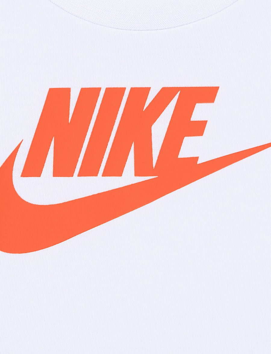 Nike - NIKE CLUB TEE & SHORT SET - matchende sæt - orange - 4