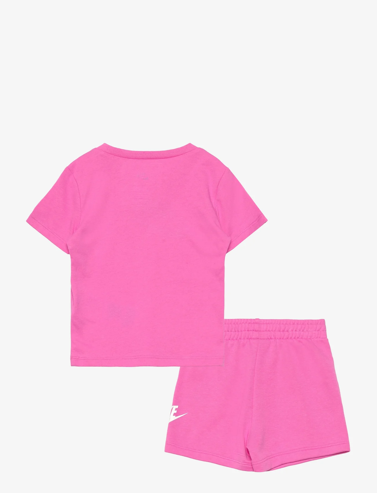 Nike - NKN CLUB TEE AND SHORT SET / NKN CLUB TEE AND SHORT SET - sets with short-sleeved t-shirt - playful pink - 1