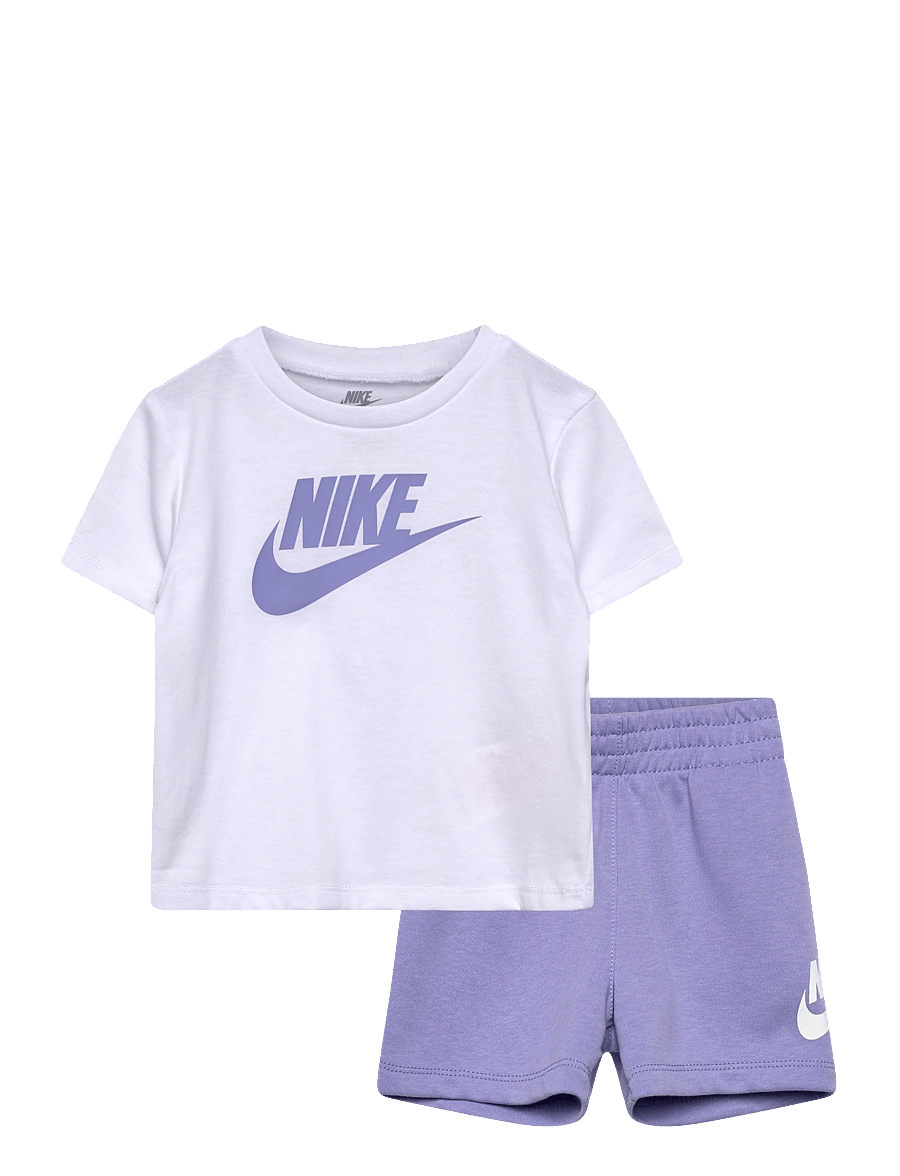 Nike - NIKE CLUB TEE & SHORT SET - 2-teilige sets - purple - 0