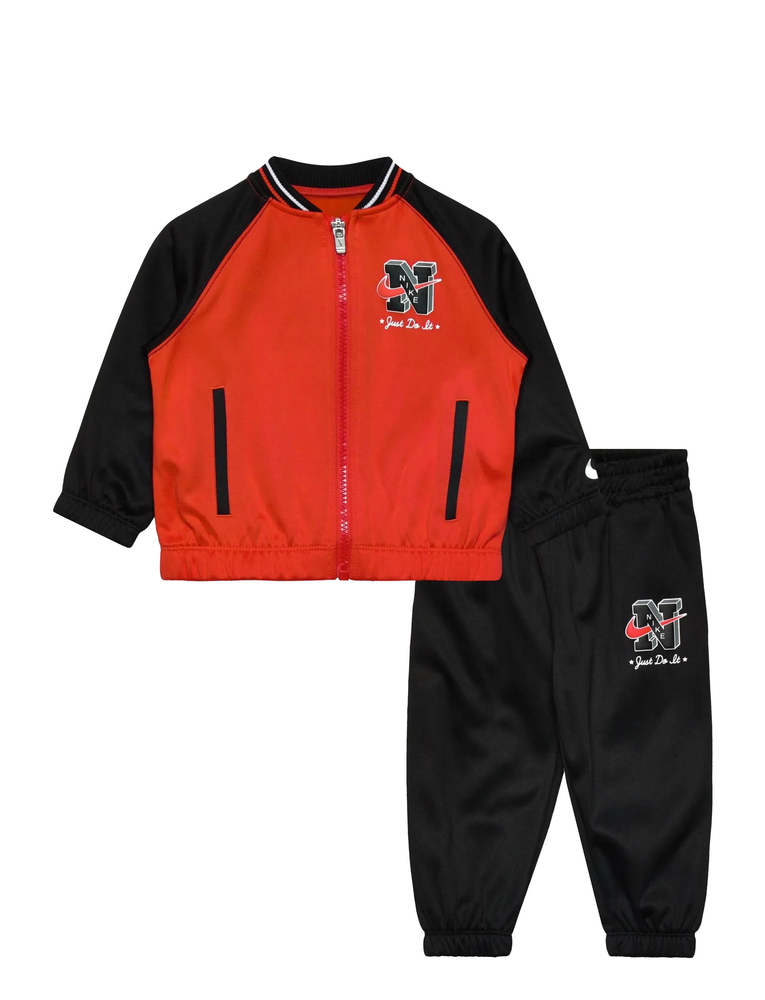 Nike - RE-TRICOT SET - trainingsanzug - black - 0