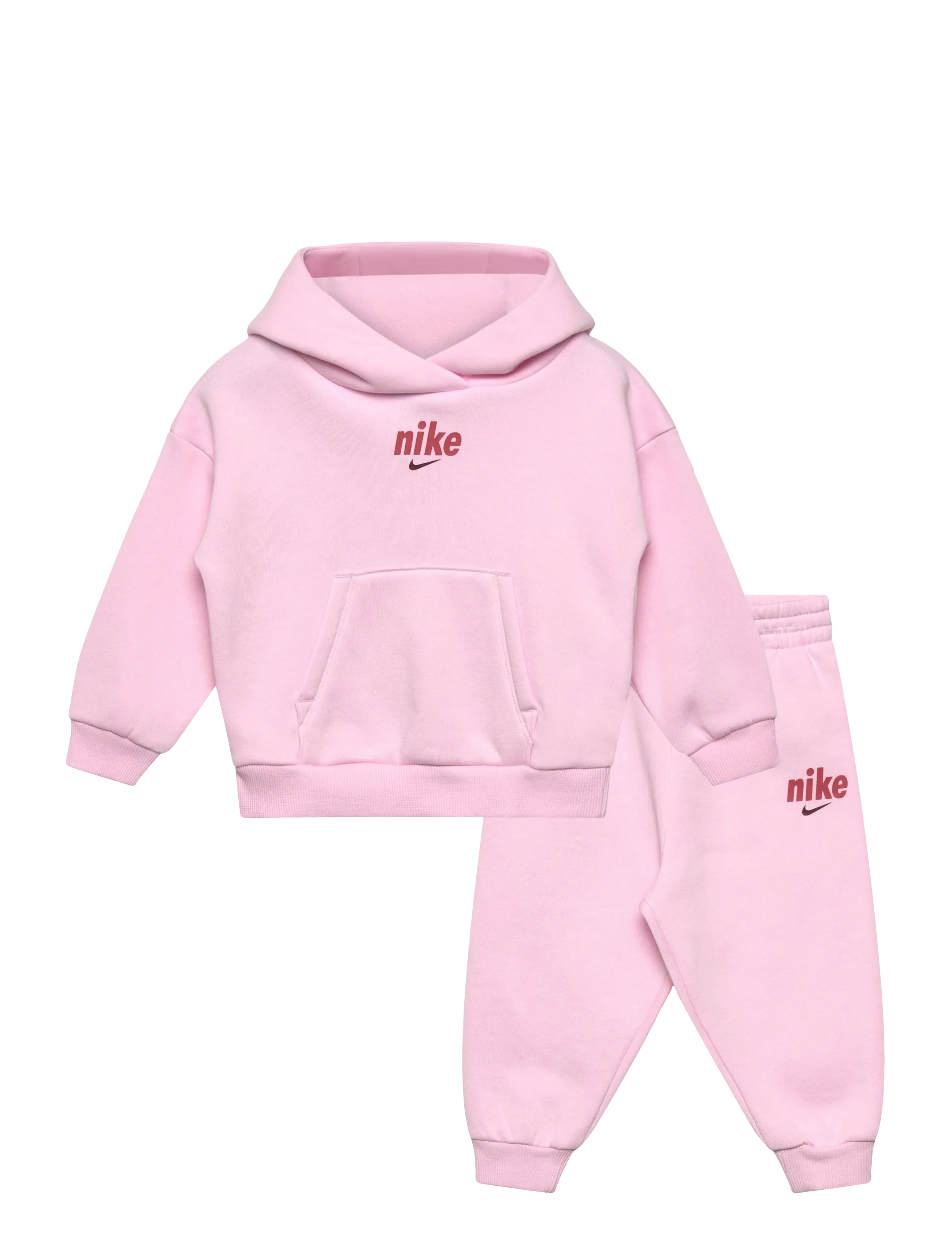 F8-FLEECE PANT SET - PINK FOAM