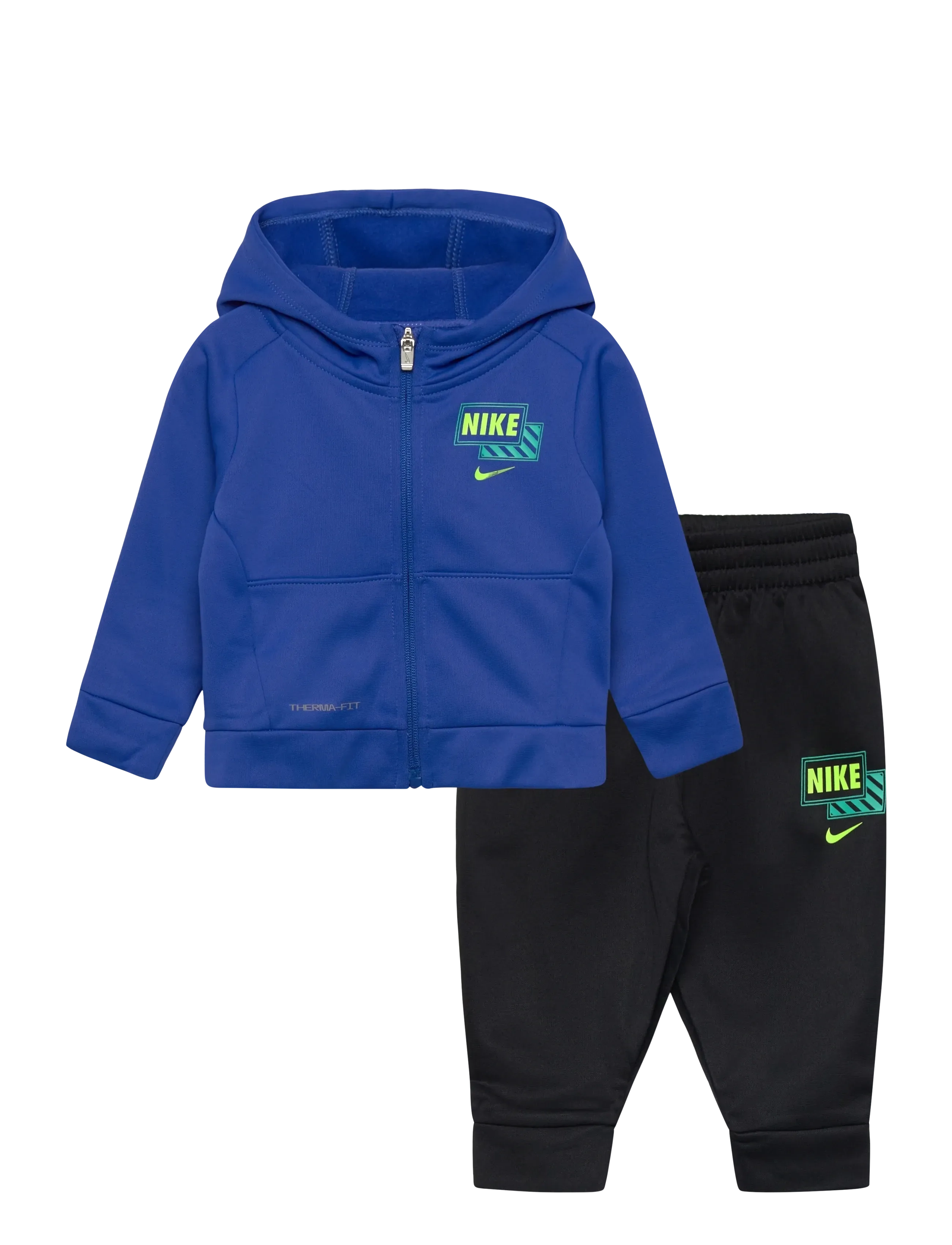 NIKE Nike Dri-Fit Hose Set Blau - 86/92CM - Kinder