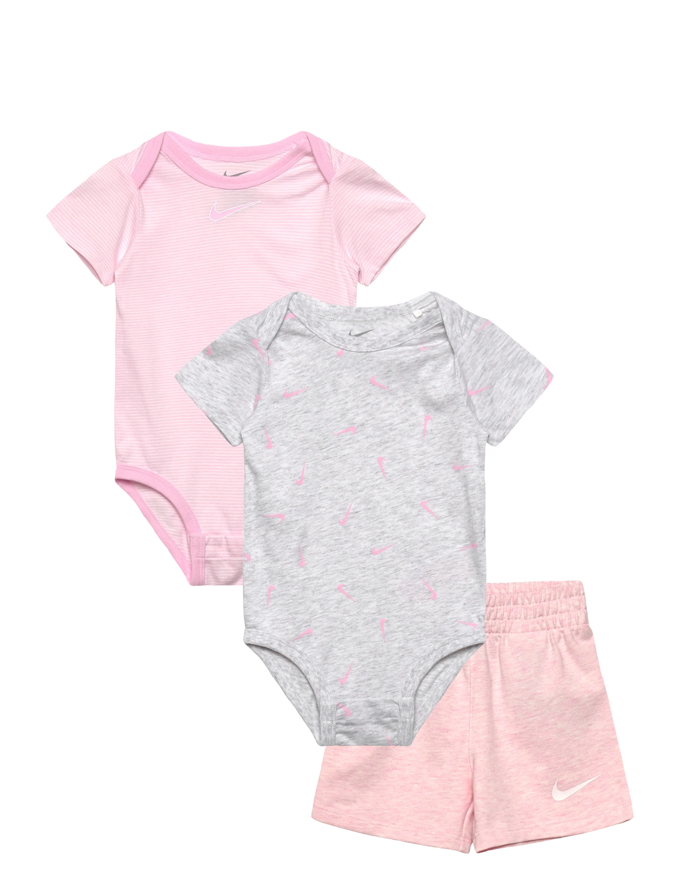 Nike NKN ESSENT STRIPE SWOOSHFETTI SET - Nyheter - PINK / pink/rose