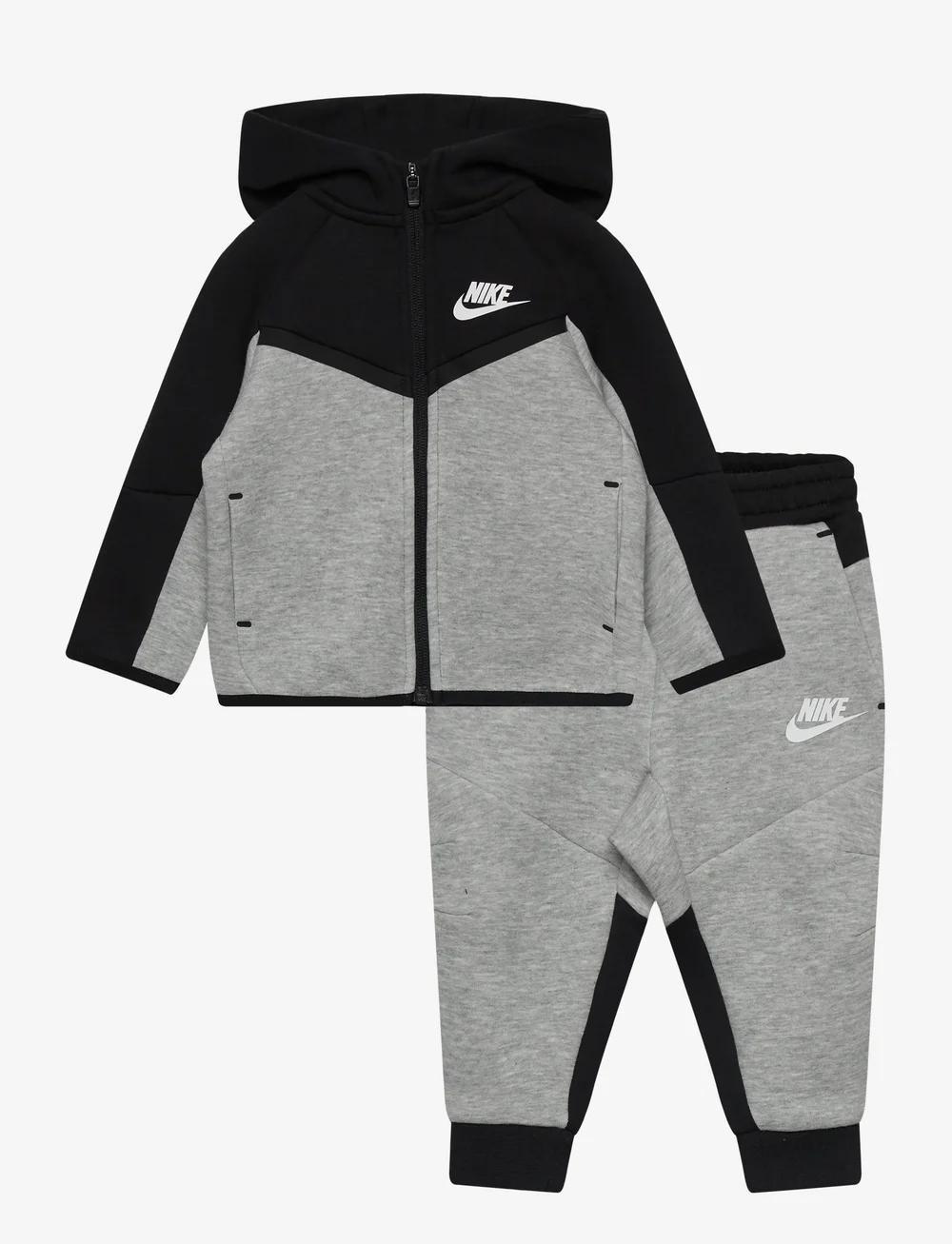 Nike - VL-TECH FLEECE SET - overaller - dk grey heather/black - 0