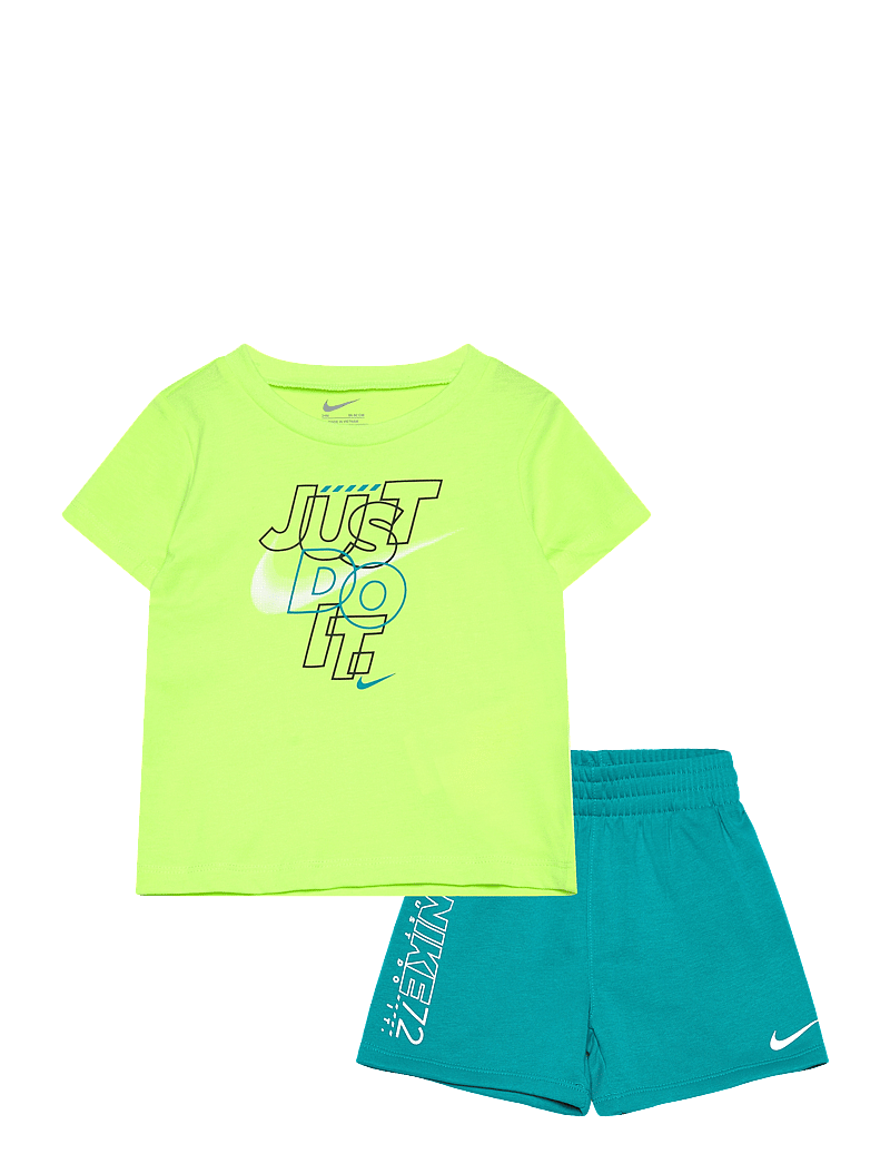 Nike - KS-KNIT SHORT SET - divdaļīgi komplekti - dusty cactus - 0