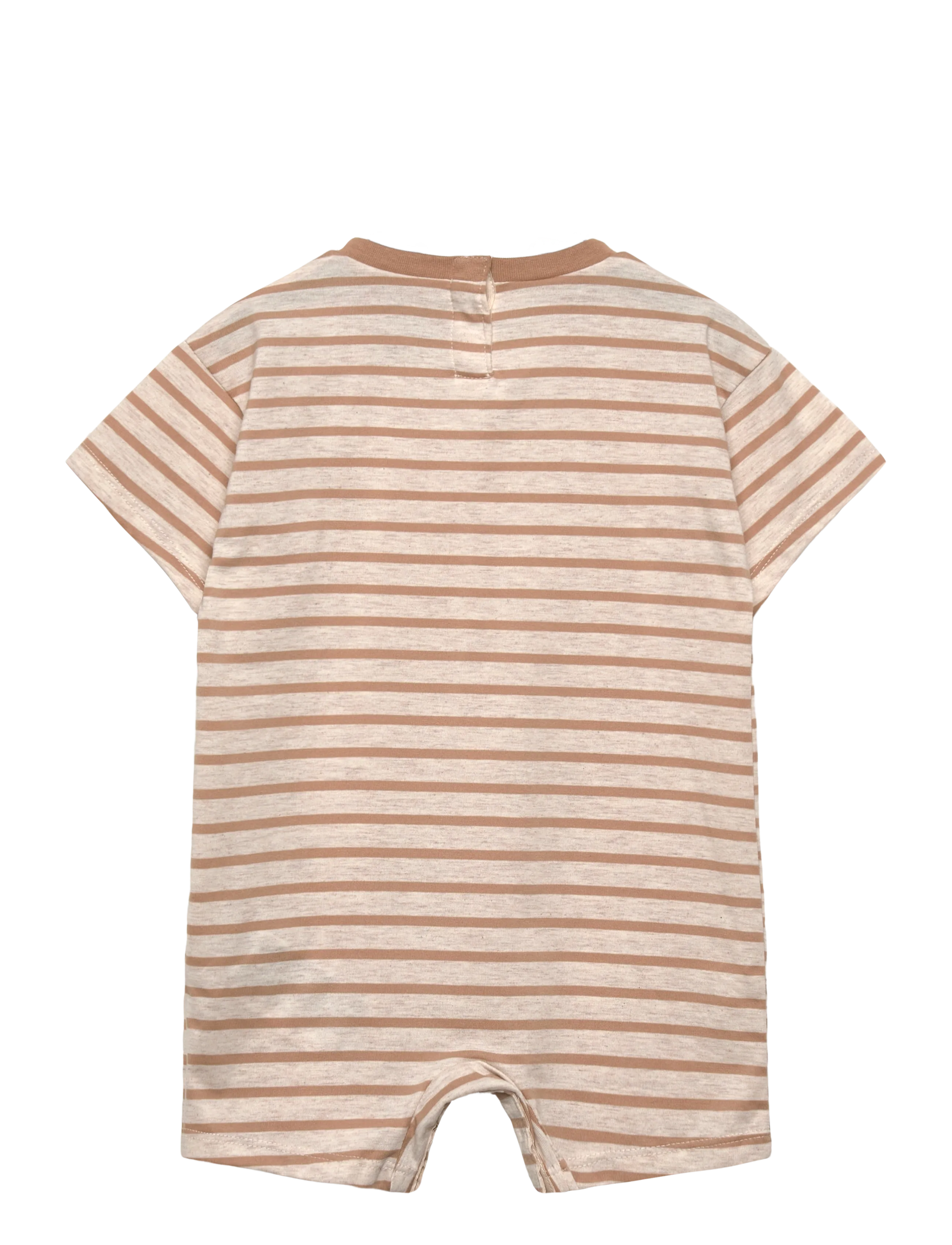 Nike - NKN TOWEL TERRY SS SL ROMPER - kortærmede heldragter - cream - 1
