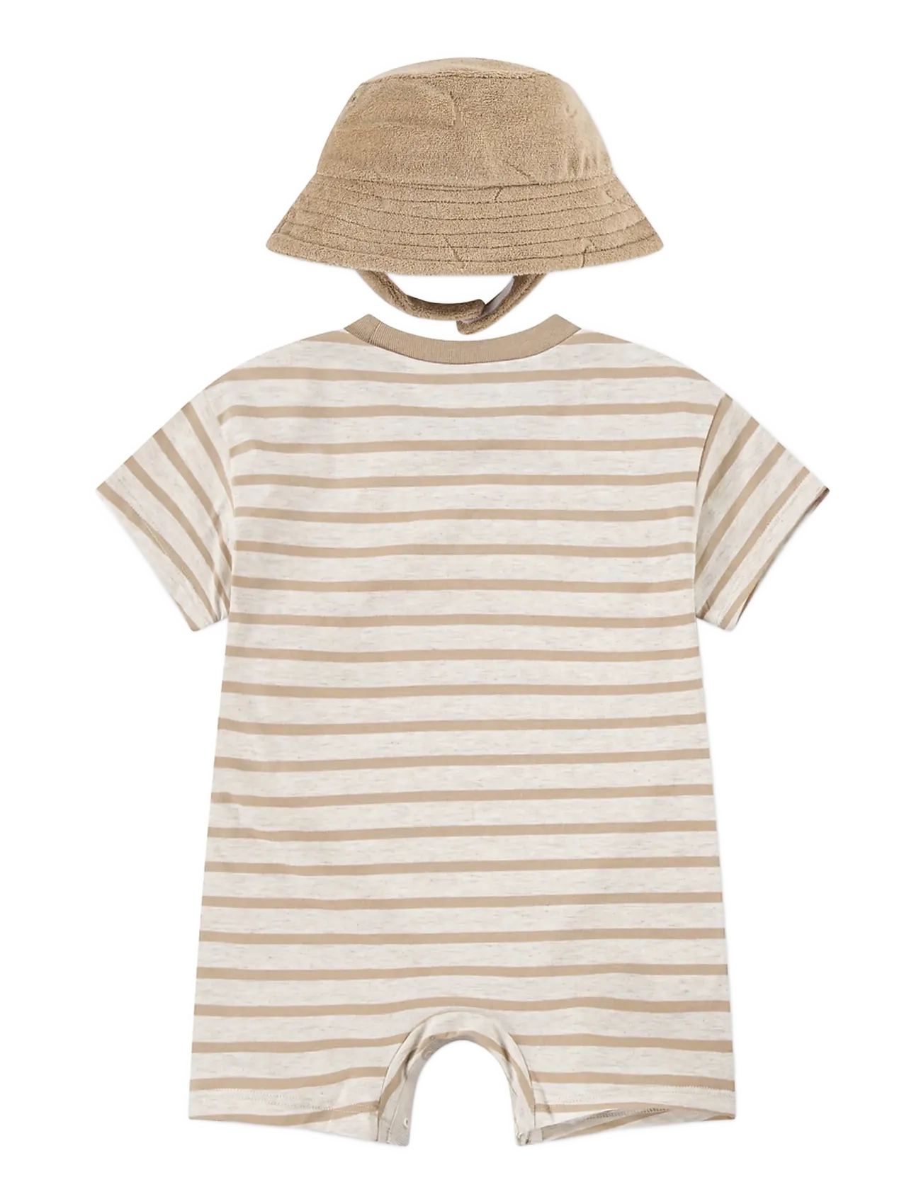 Nike - NIKE TOWEL TERRY ROMPER - kurzärmelig - cream - 1