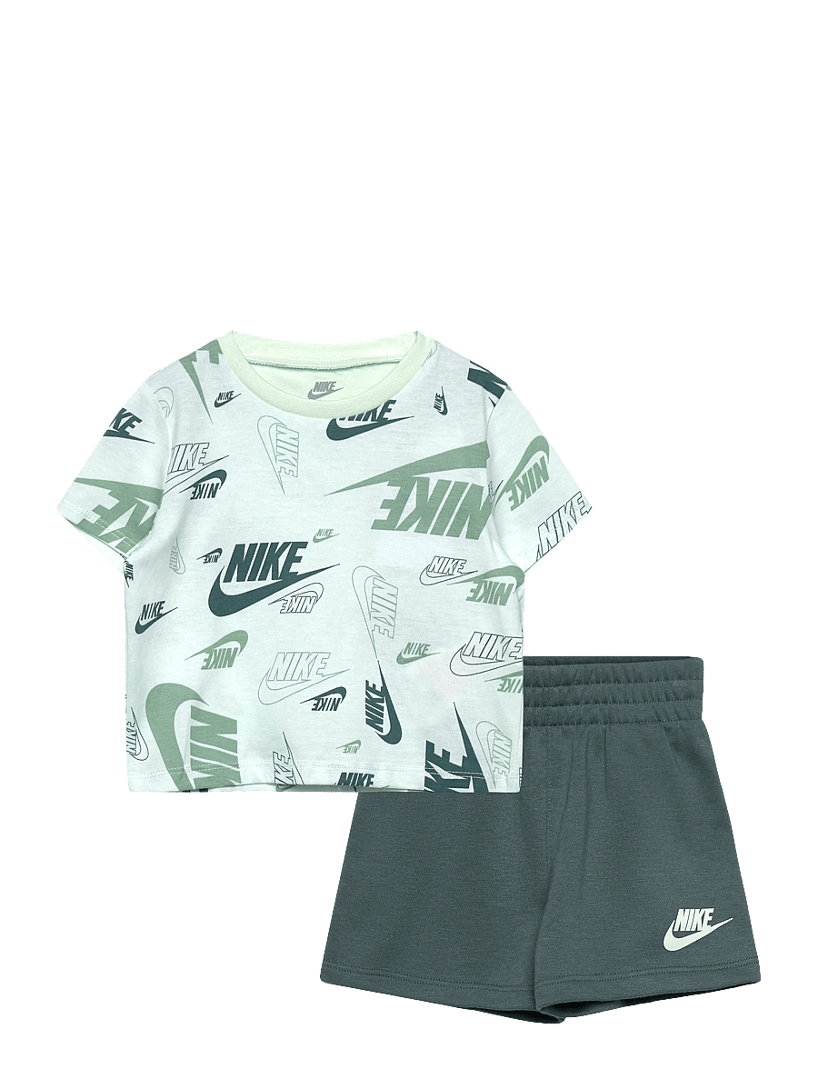 Nike - NIKE TEE & SHORT SET - 2-piece sets - grey - 0
