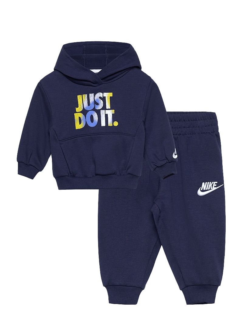 Nike - T8-FRENCH TERRY PANT SET - treniņtērpi un divdaļīgi komplekti - midnight navy - 0