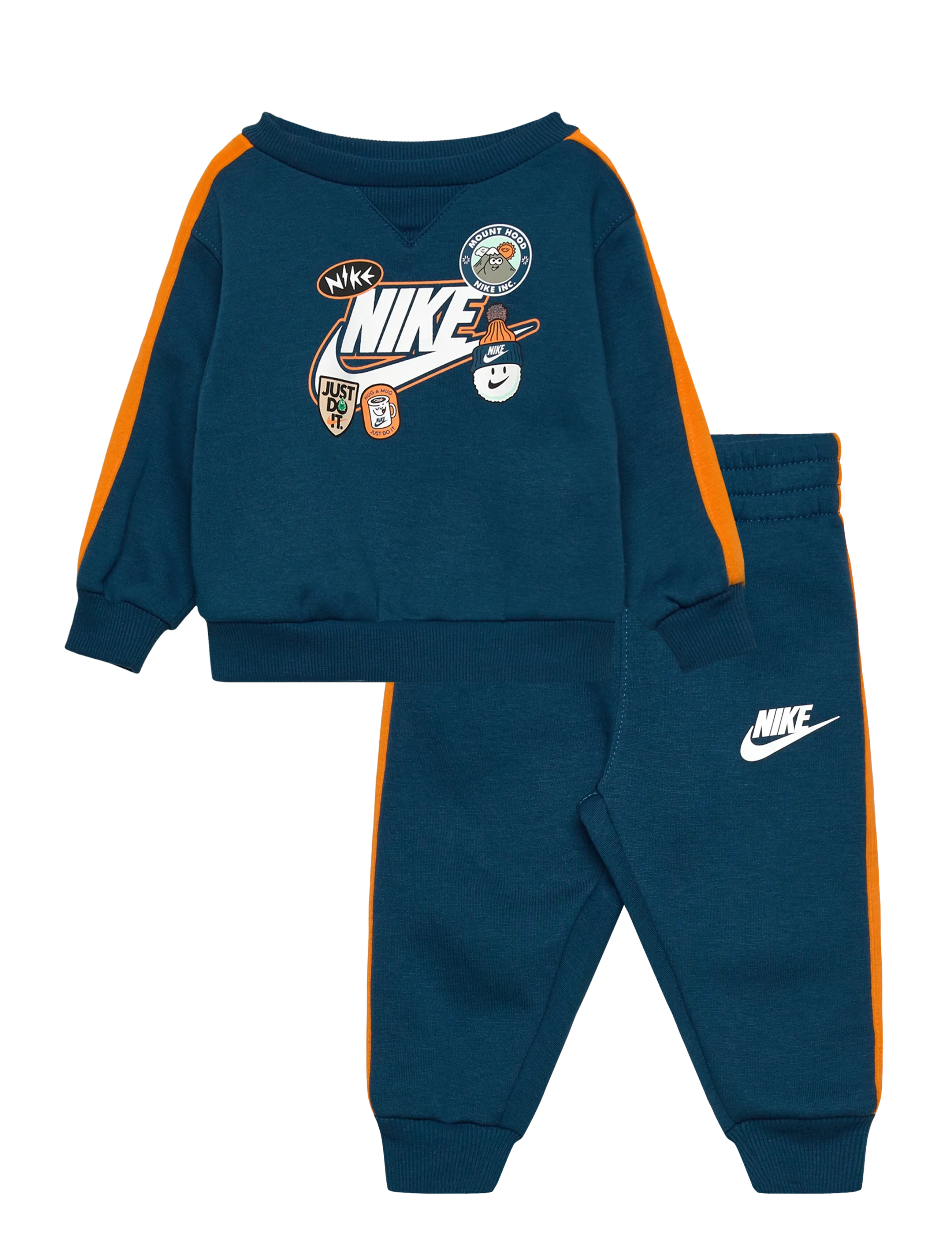 F8-FLEECE PANT SET - BLUE