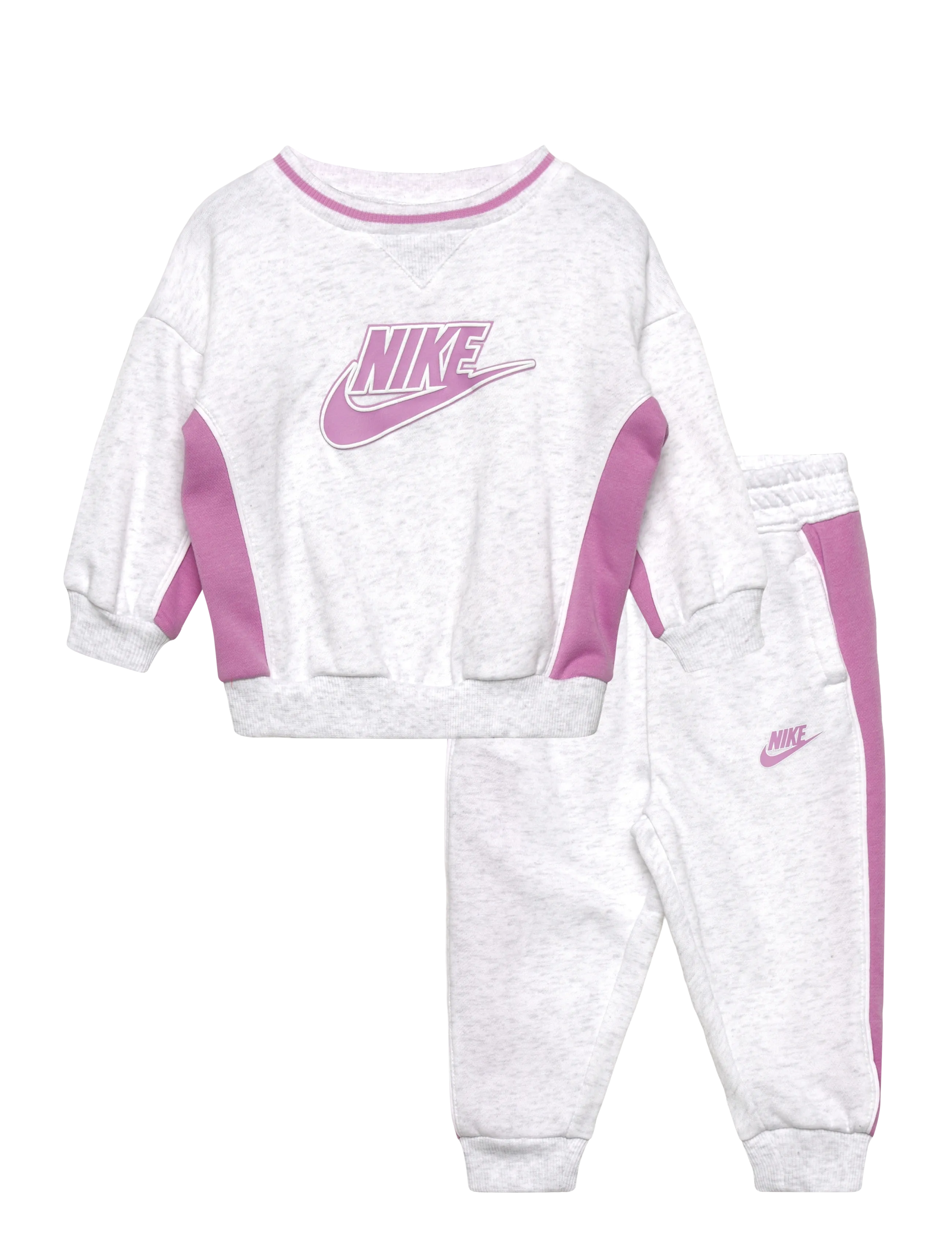 Nike T8-FRENCH TERRY PANT SET - Komplektid - BIRCH HEATHER / grey