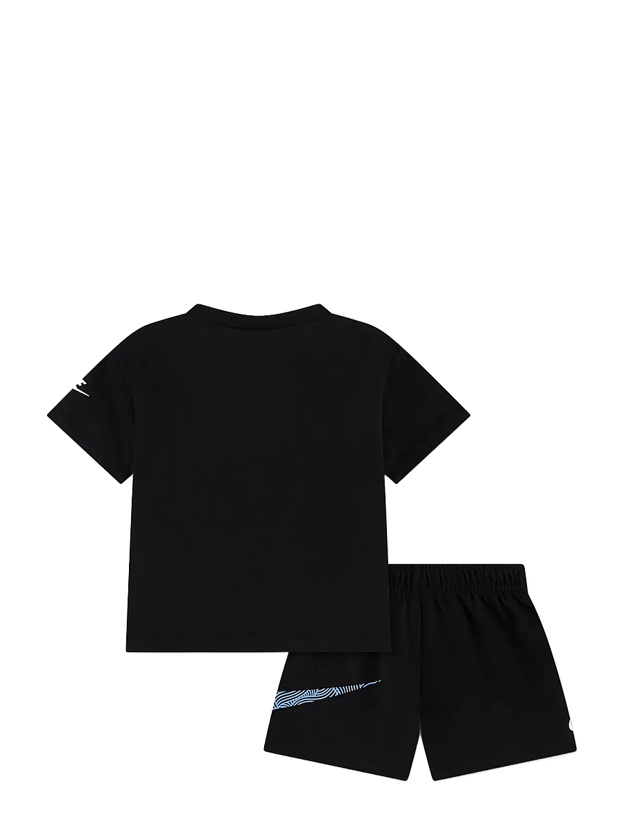 Nike - NIKE KNIT SHORT SET - zemākās cenas - black - 1