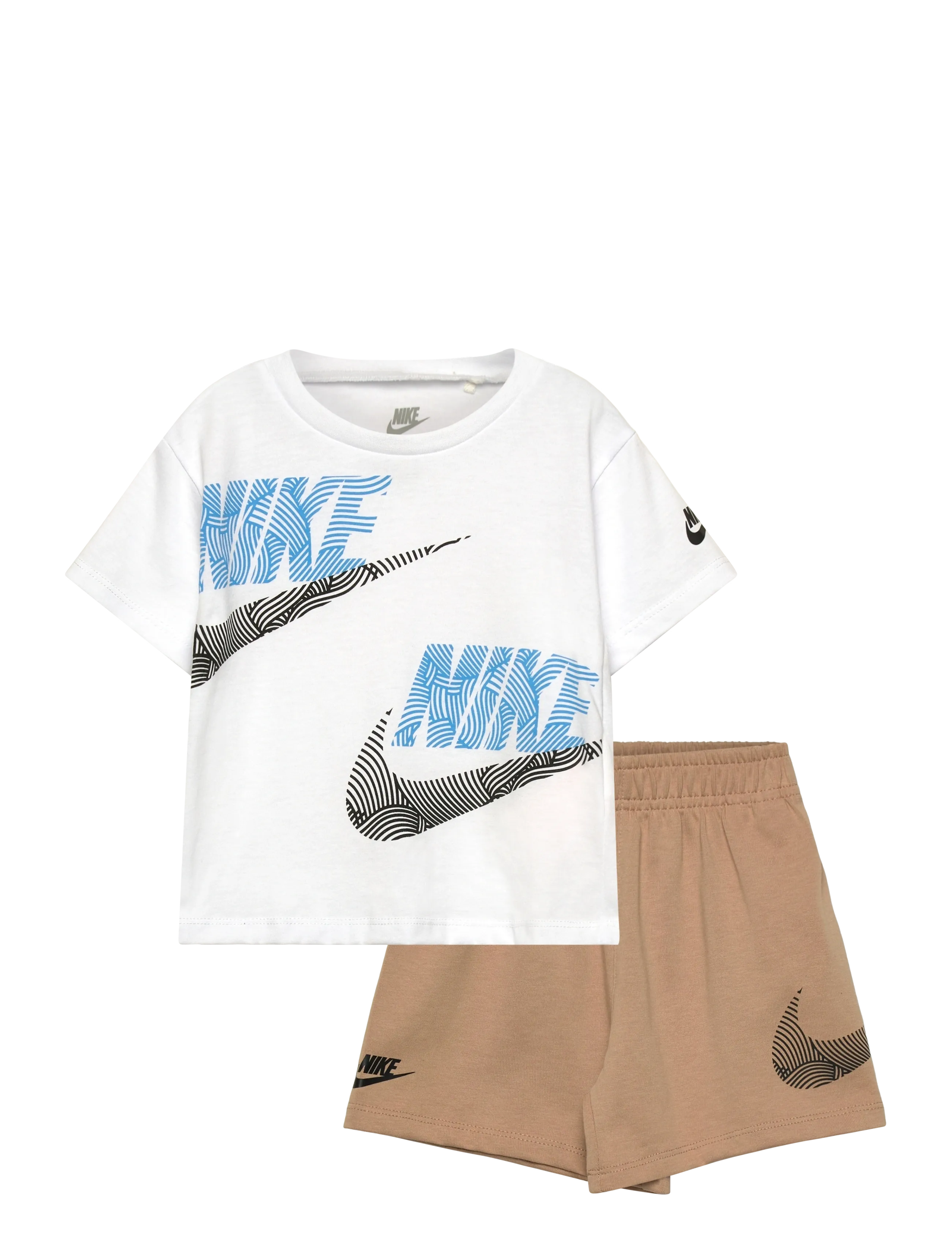 Nike KS-KNIT SHORT SET - Sets - HEMP / white