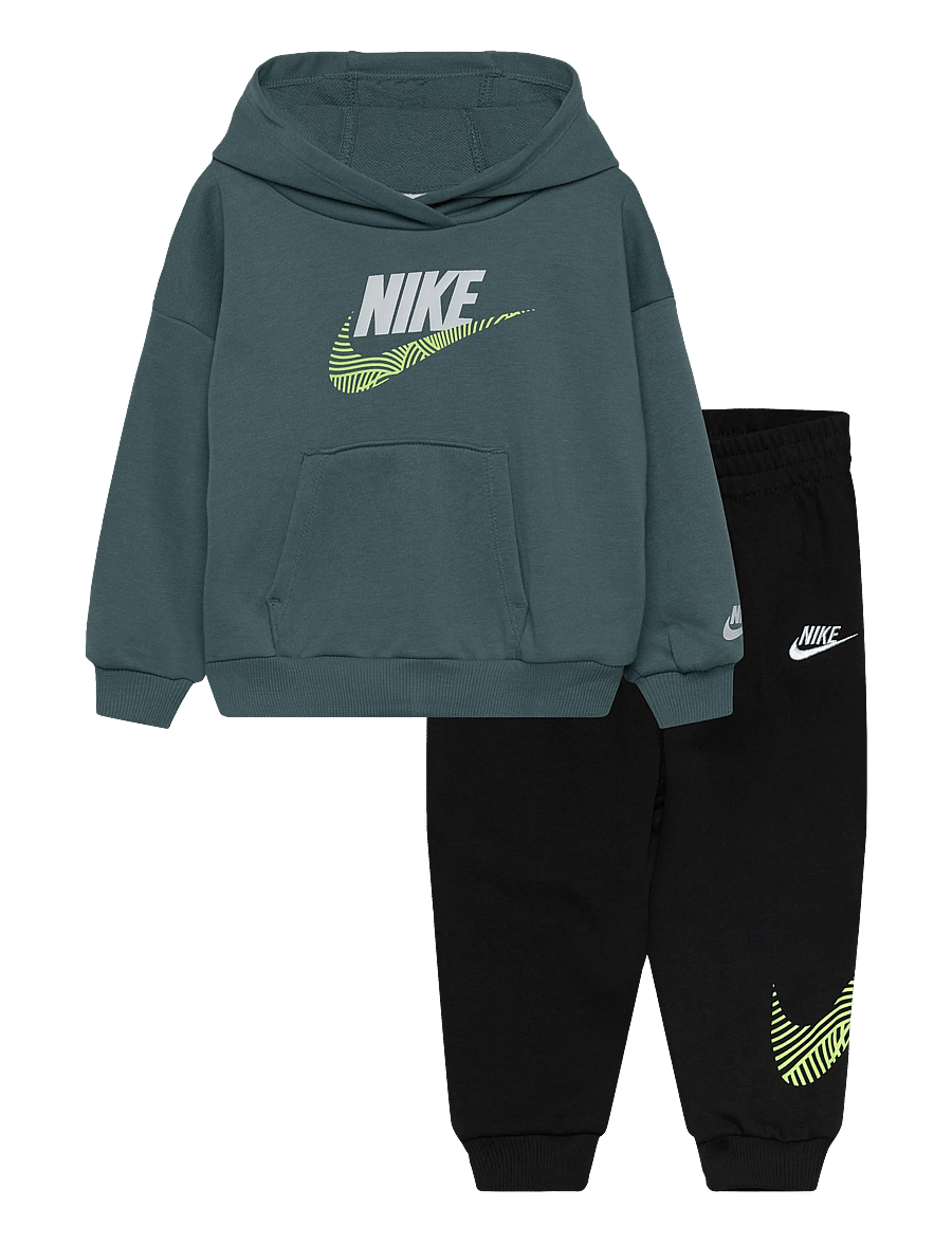Nike - T8-FRENCH TERRY PANT SET - trainingsanzug - black - 0