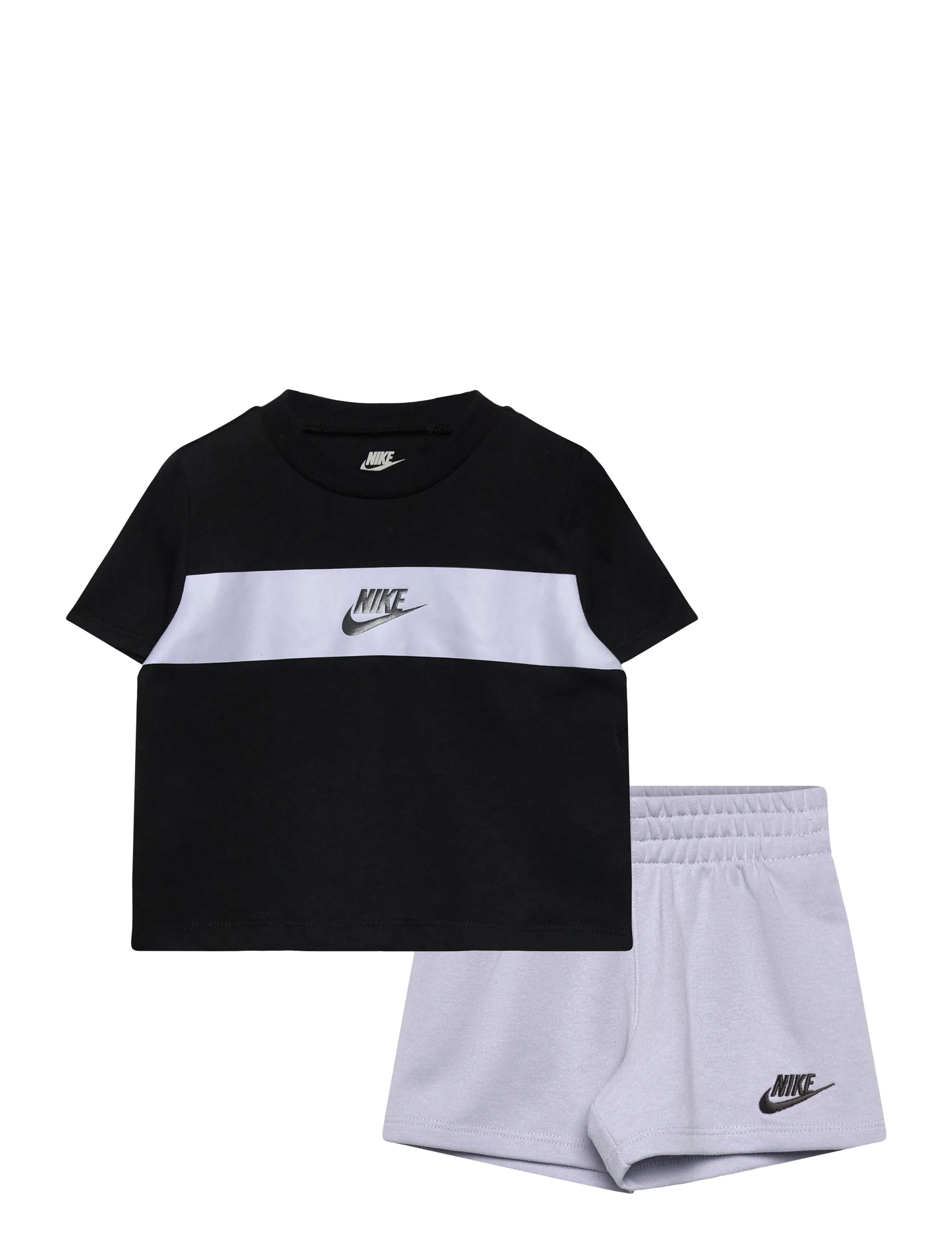 Nike Nike Sportswear Futura Icon Short Set, 86, Grey, Sport > Sæt Med Kortærmet T-Shirt, Børn