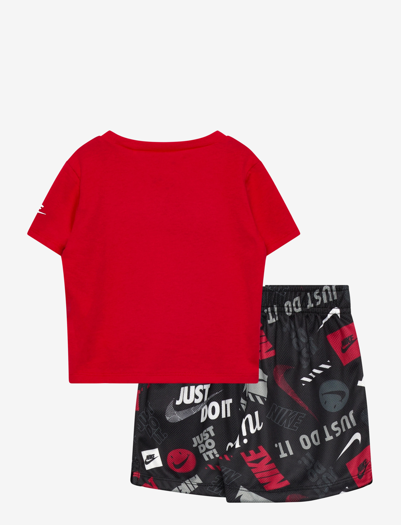 Nike - NKB B NSW ITZ AOP SHORT SET - matchende sæt - black - 1