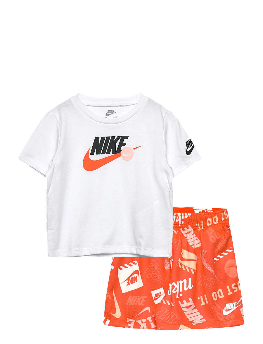 Nike - NIKE SPORTSWEAR TEE & SHORT SET - 2-teilige sets - orange - 0